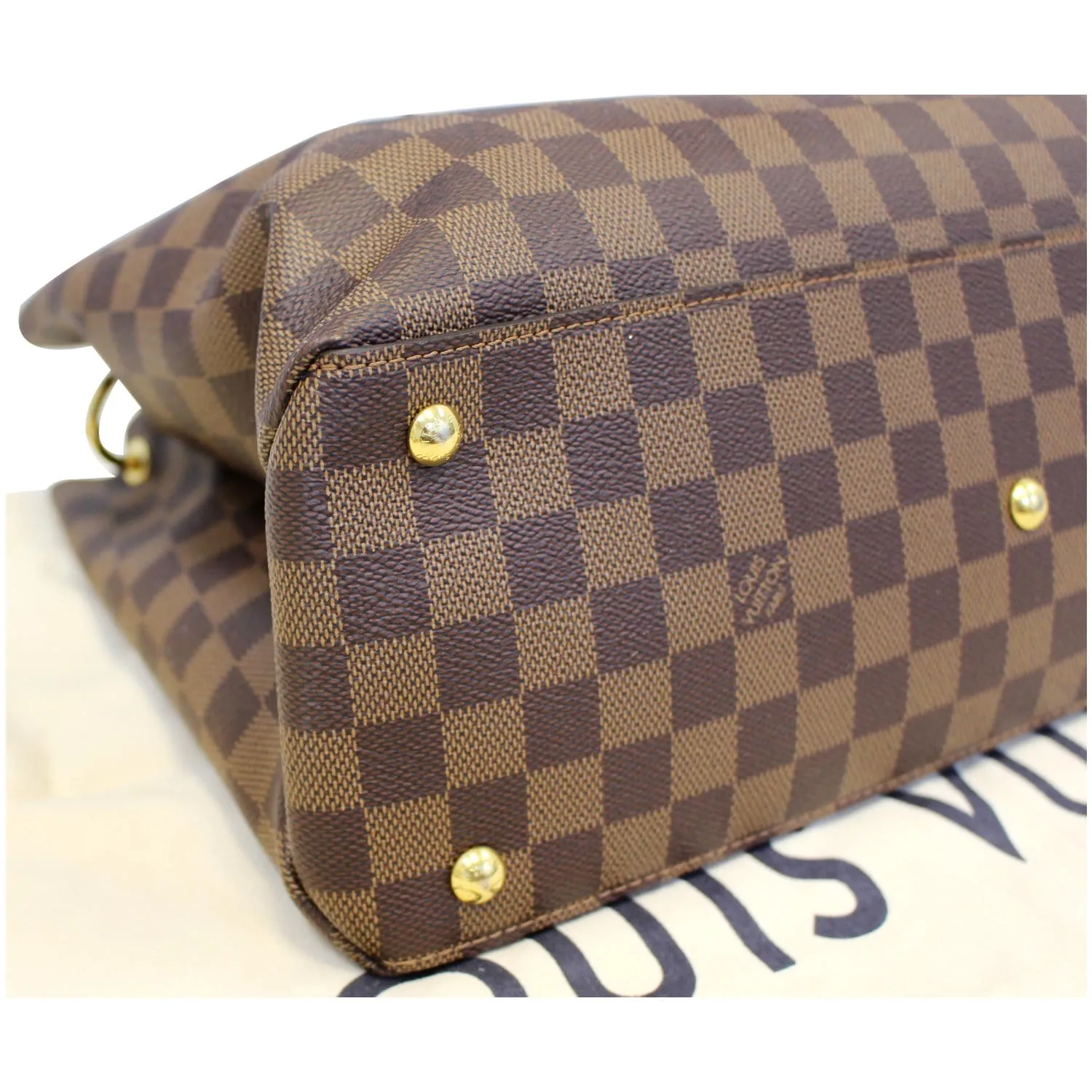 LOUIS VUITTON LV Riverside Damier Ebene Shoulder Bag Noir