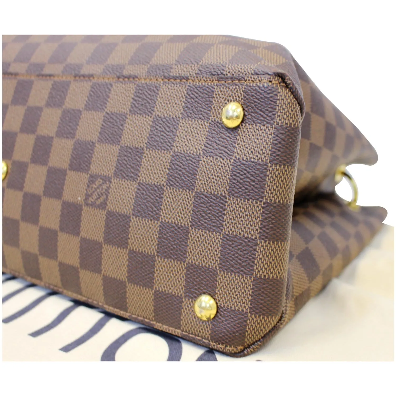LOUIS VUITTON LV Riverside Damier Ebene Shoulder Bag Noir