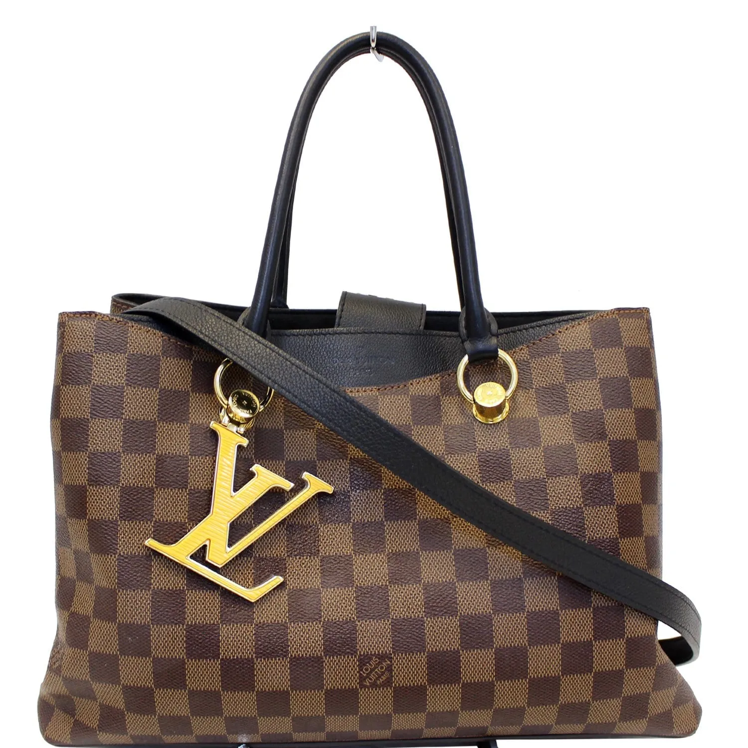 LOUIS VUITTON LV Riverside Damier Ebene Shoulder Bag Noir