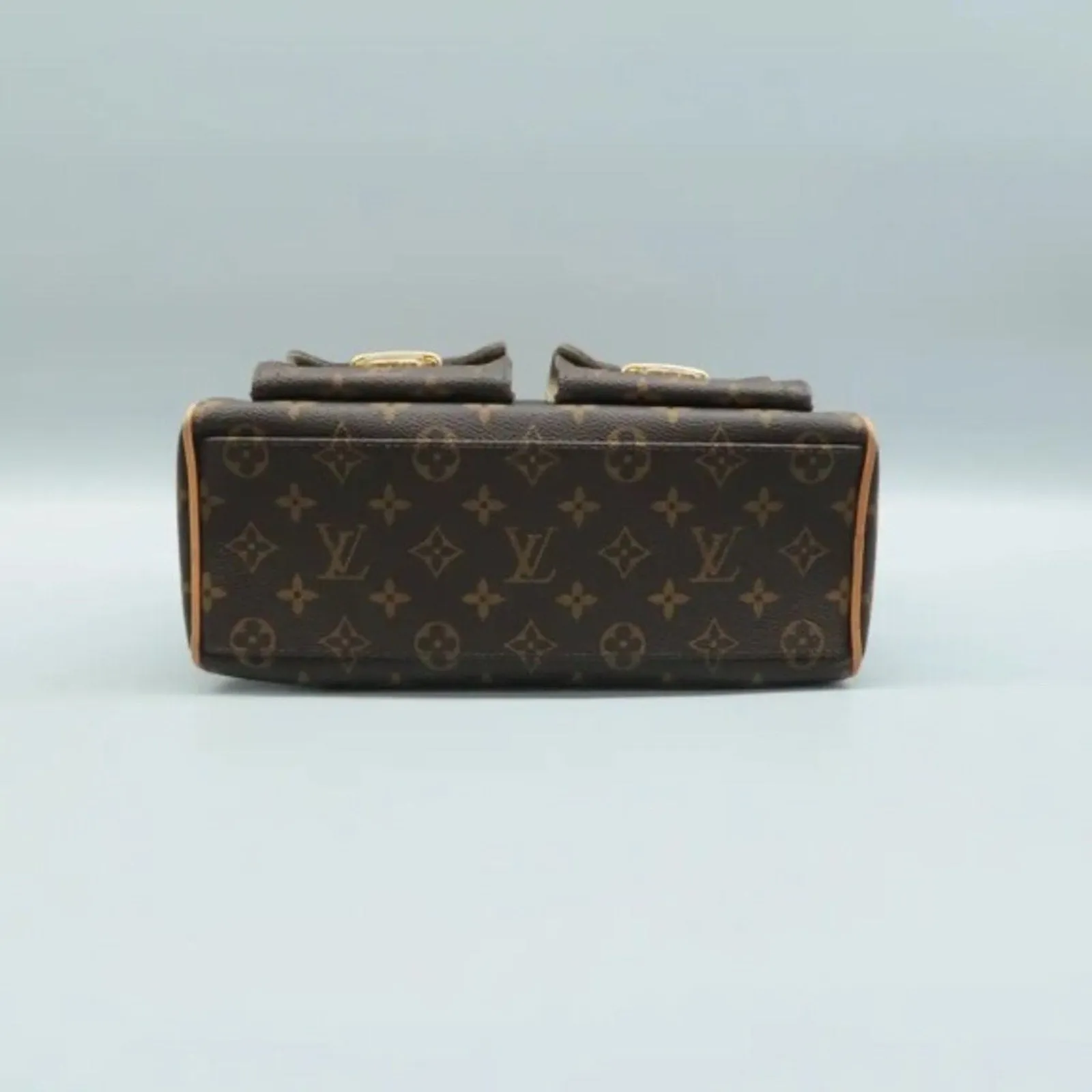 Louis Vuitton Manhattan Brown Monogram Canvas Tote