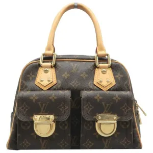 Louis Vuitton Manhattan Brown Monogram Canvas Tote