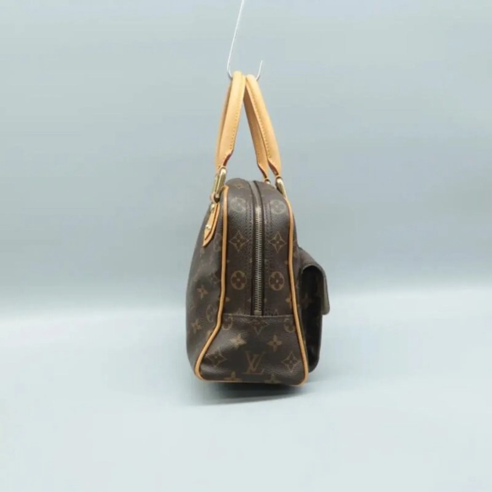 Louis Vuitton Manhattan Brown Monogram Canvas Tote