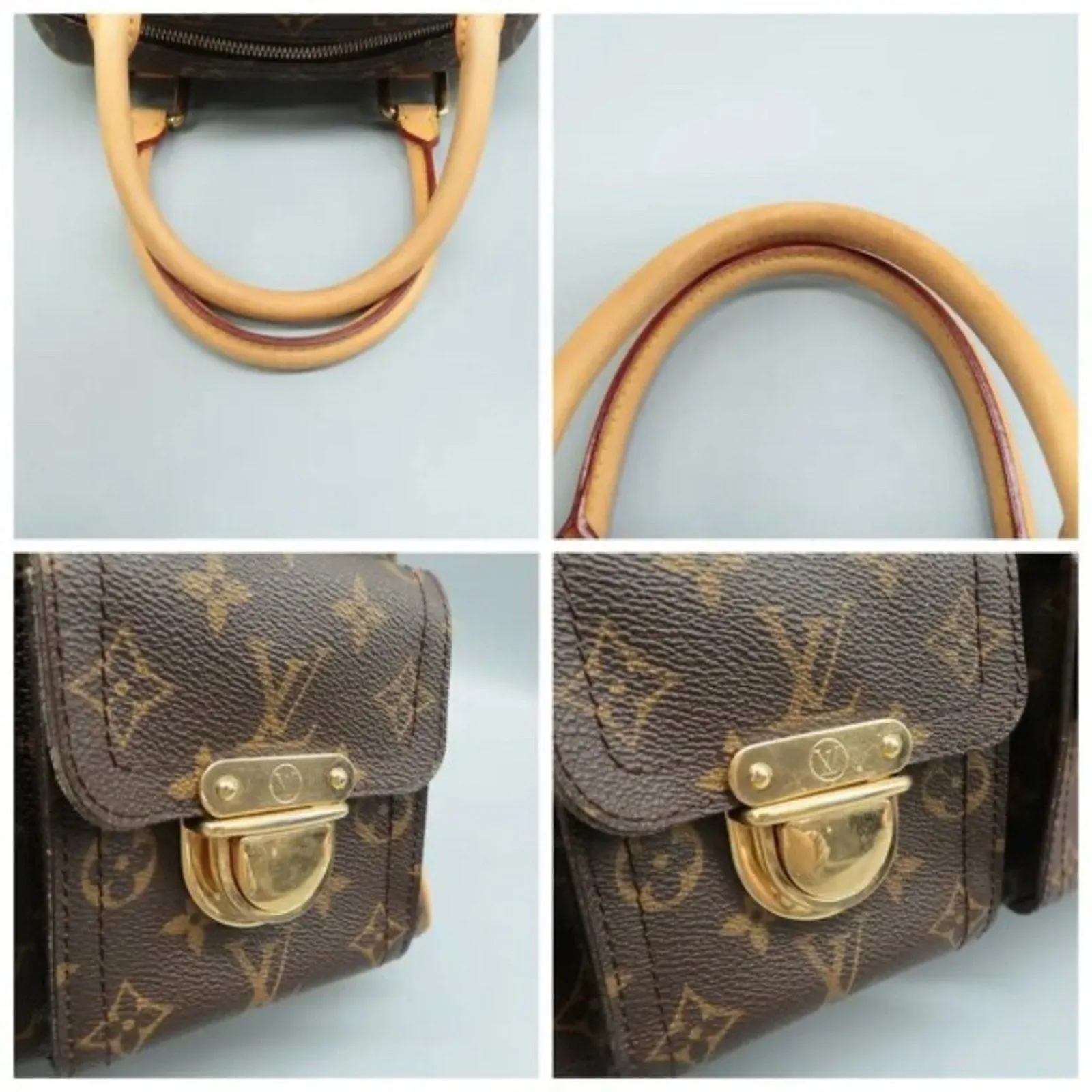 Louis Vuitton Manhattan Brown Monogram Canvas Tote