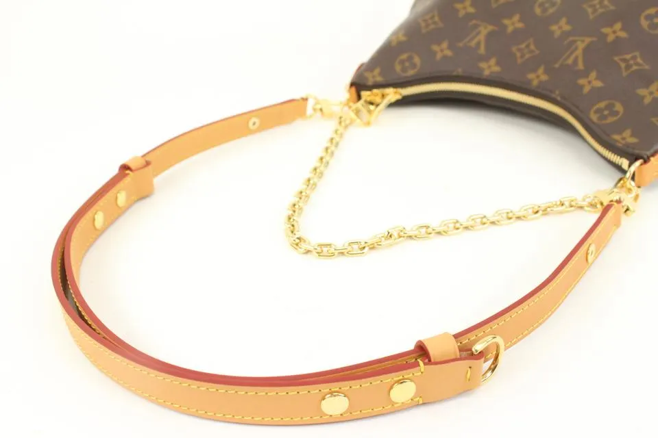 Louis Vuitton Monogram Boulogne NM Chain Hobo Crossbody Bag 33LK37S