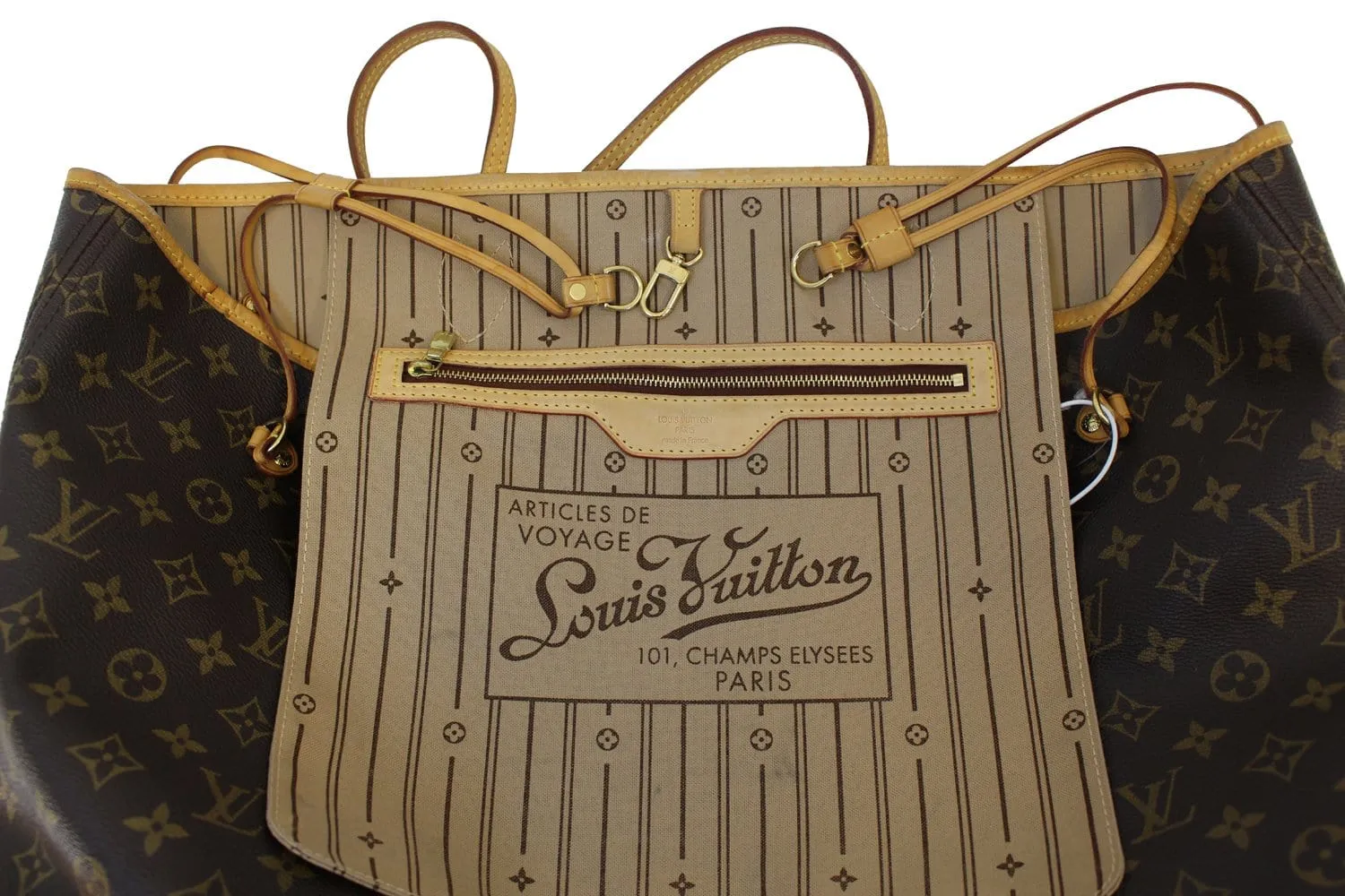 LOUIS VUITTON Monogram Neverfull GM Shoulder Bag