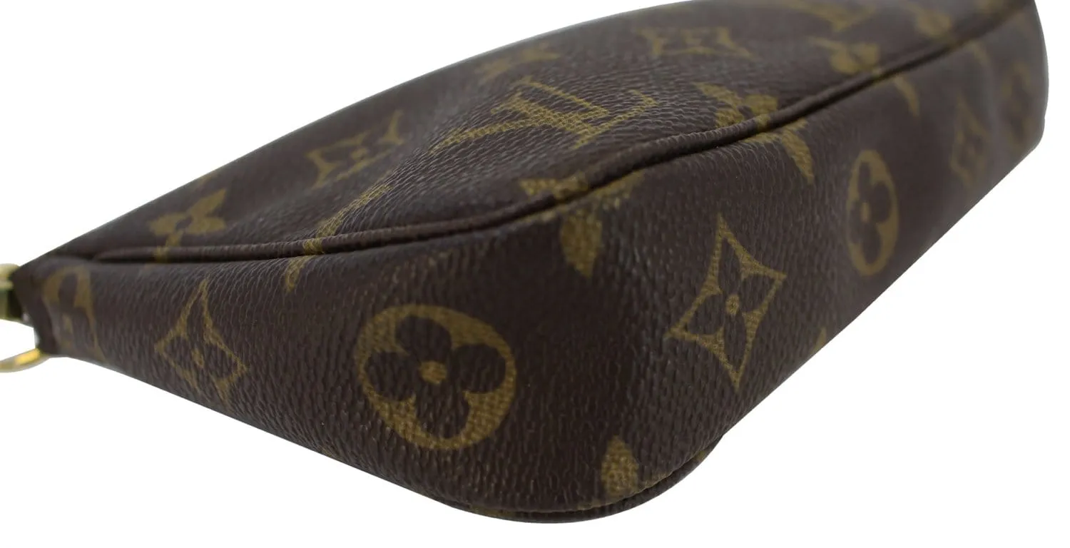 LOUIS VUITTON Monogram Pochette Accessoires Long Shoulder Pouch