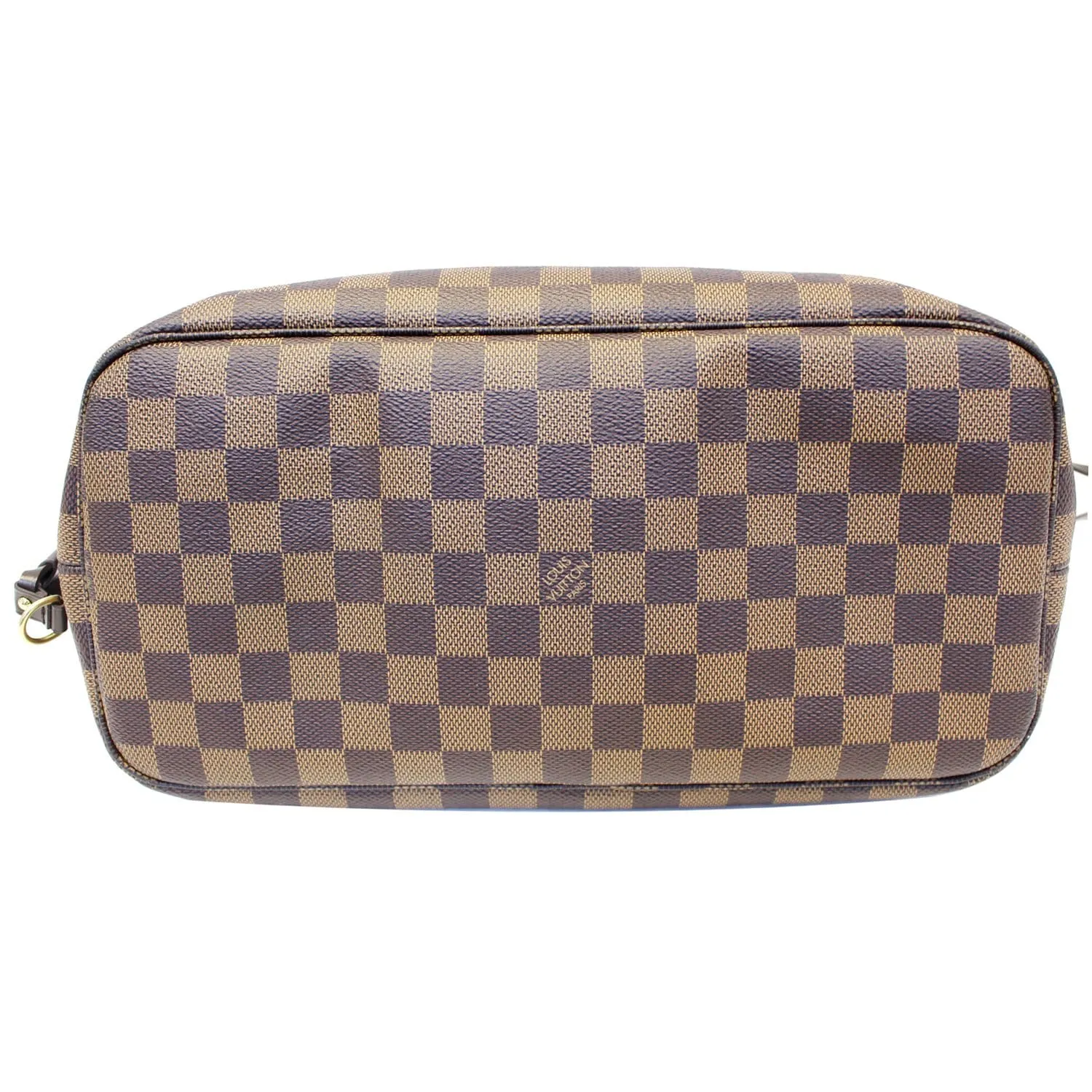 LOUIS VUITTON Neverfull MM Damier Ebene Brown Tote Bag