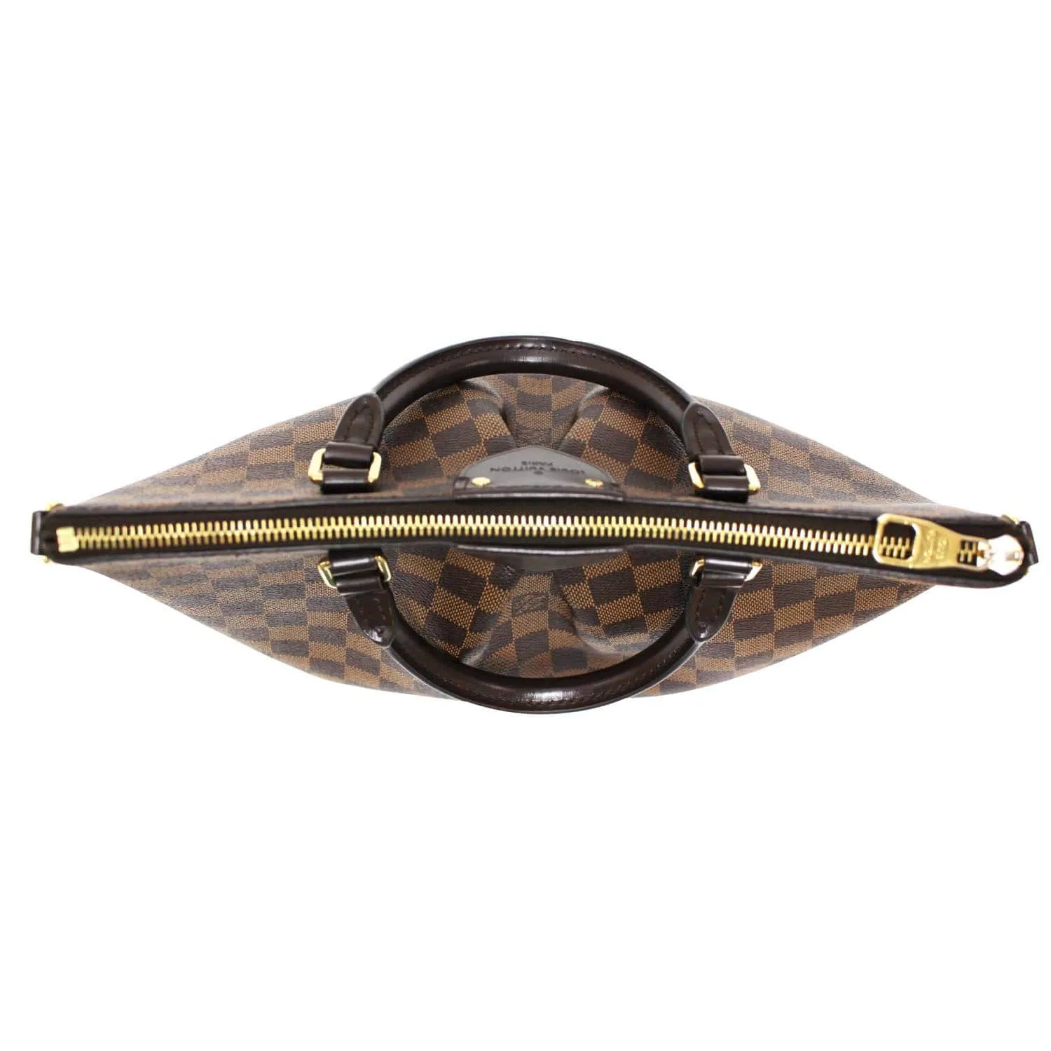LOUIS VUITTON Siena PM Damier Ebene Shoulder Bag Brown
