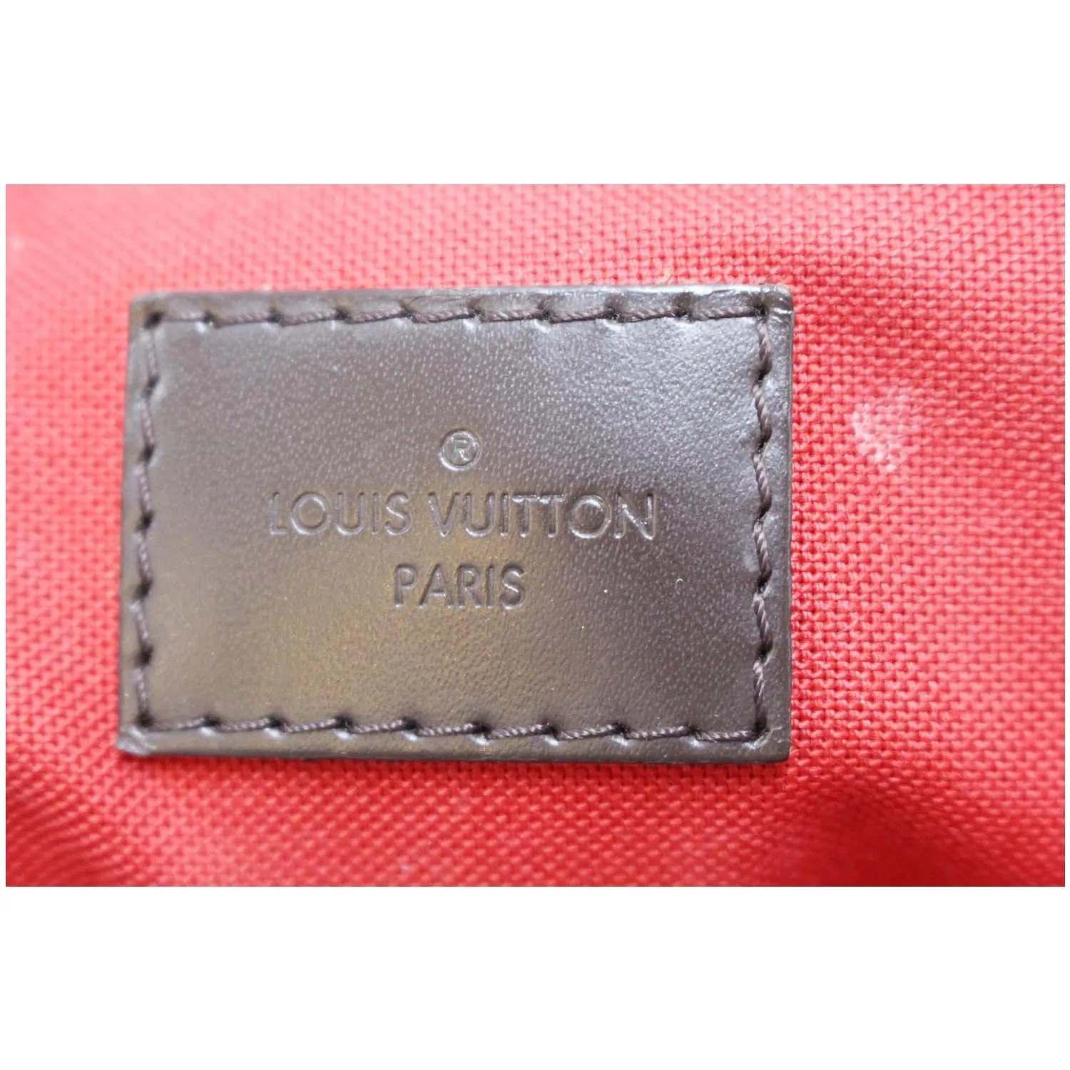 LOUIS VUITTON Siena PM Damier Ebene Shoulder Bag Brown