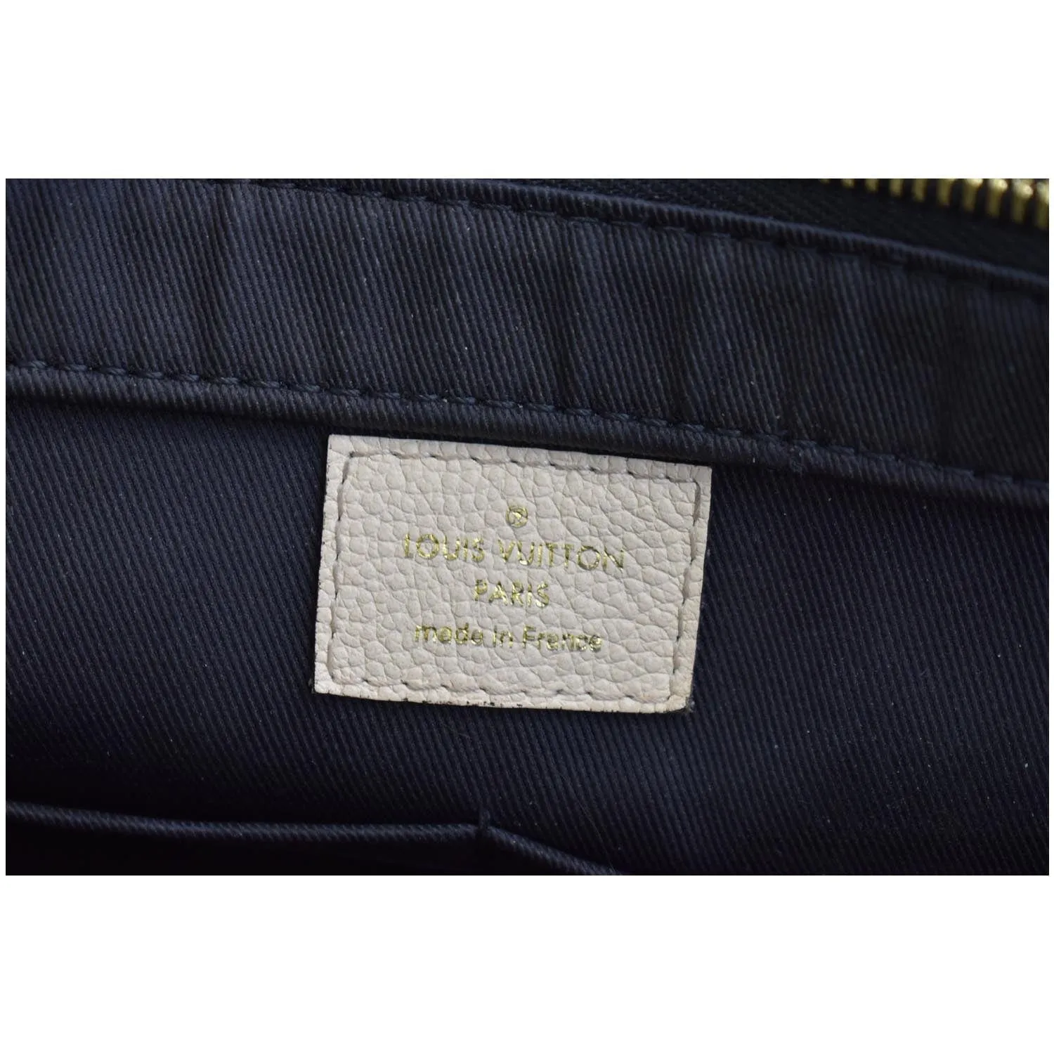 LOUIS VUITTON Sully PM Monogram Empreinte Leather Shoulder Bag Black