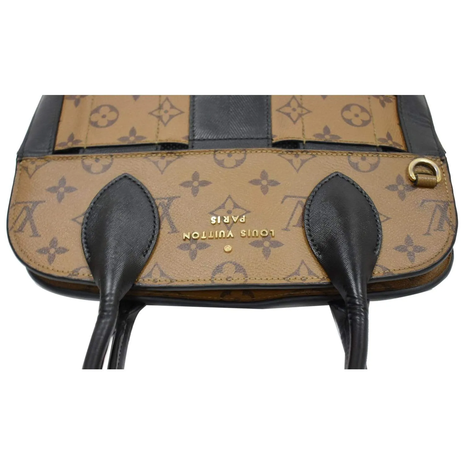 LOUIS VUITTON Tressage Reverse Monogram Tote Bag Brown - 10% OFF