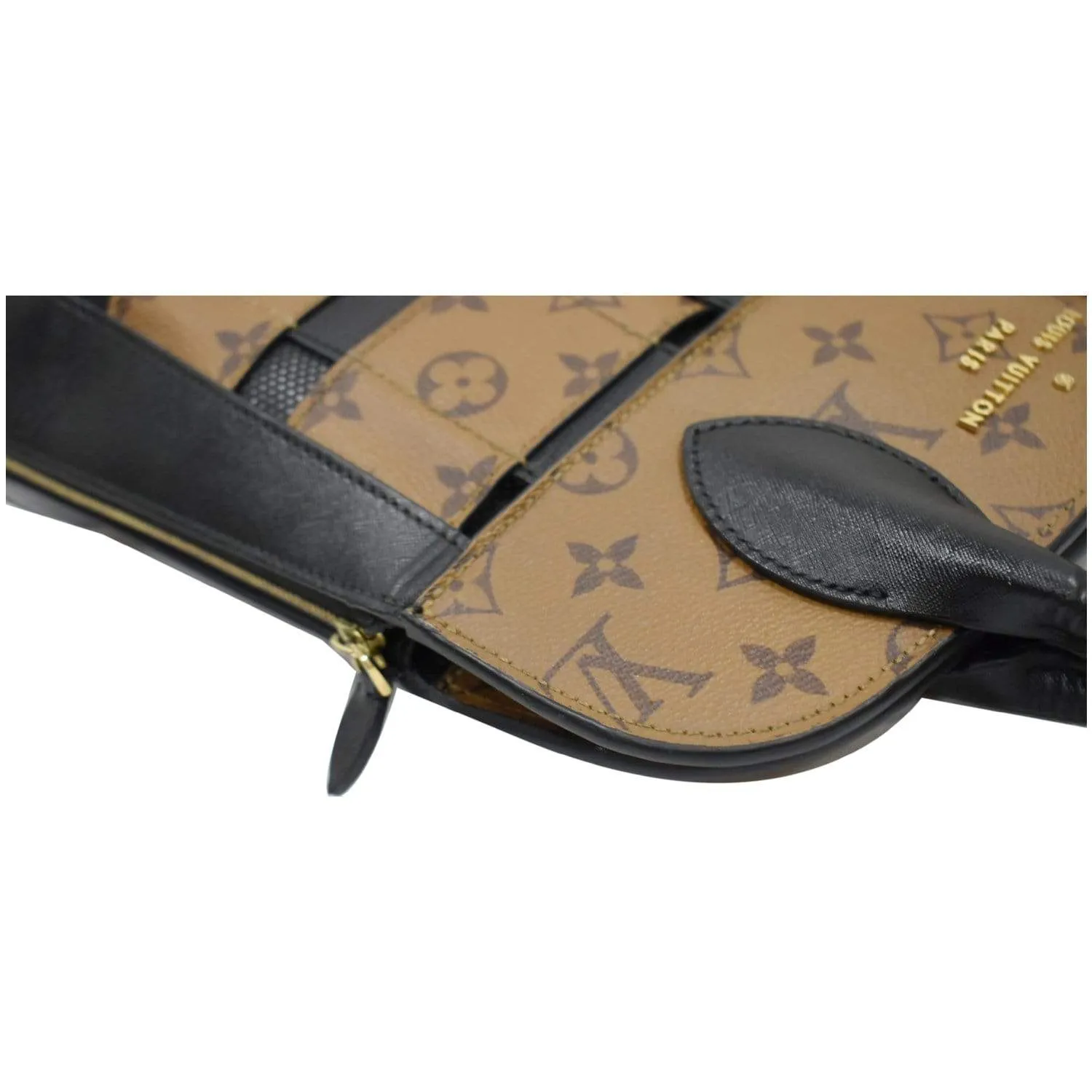 LOUIS VUITTON Tressage Reverse Monogram Tote Bag Brown - 10% OFF