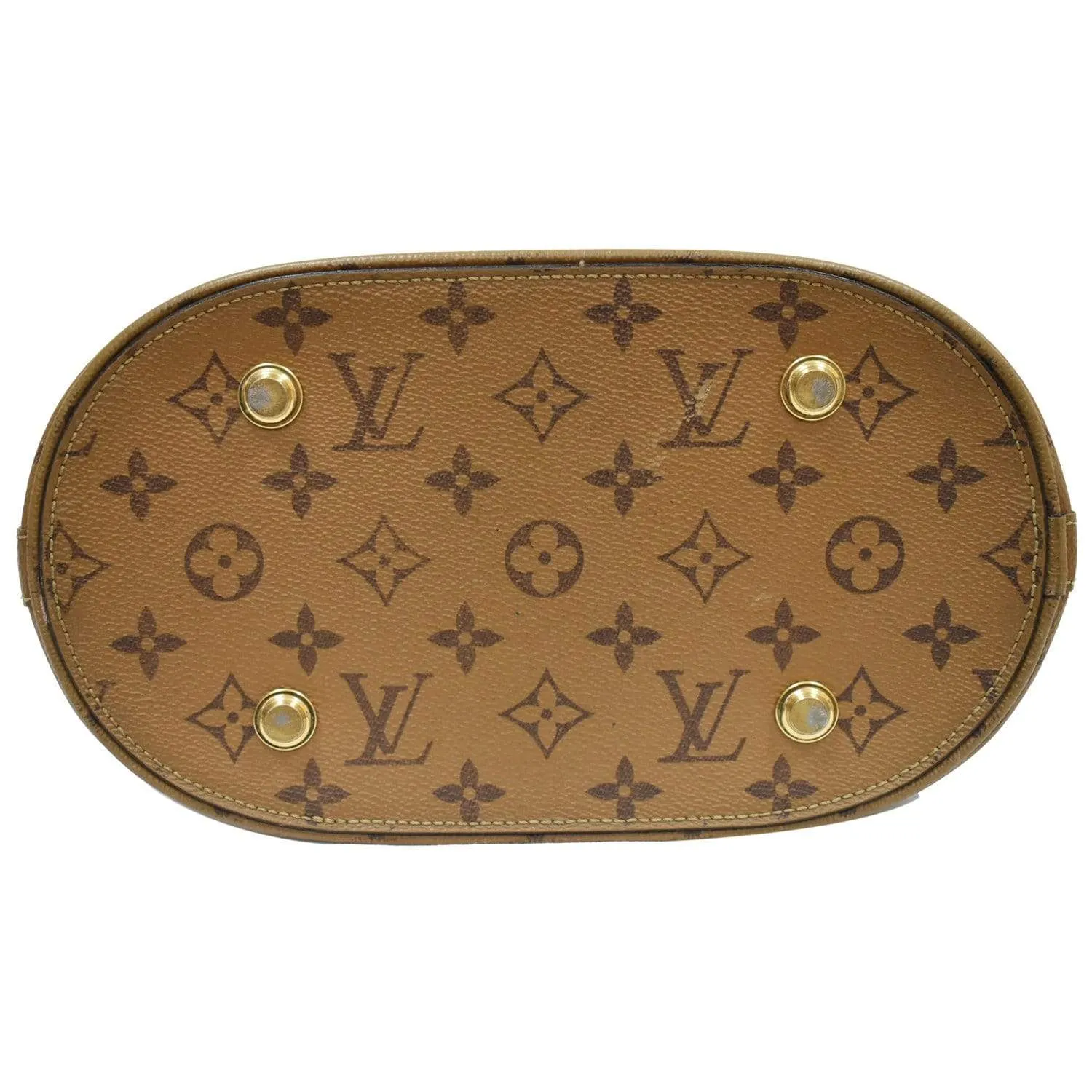 LOUIS VUITTON Tressage Reverse Monogram Tote Bag Brown - 10% OFF