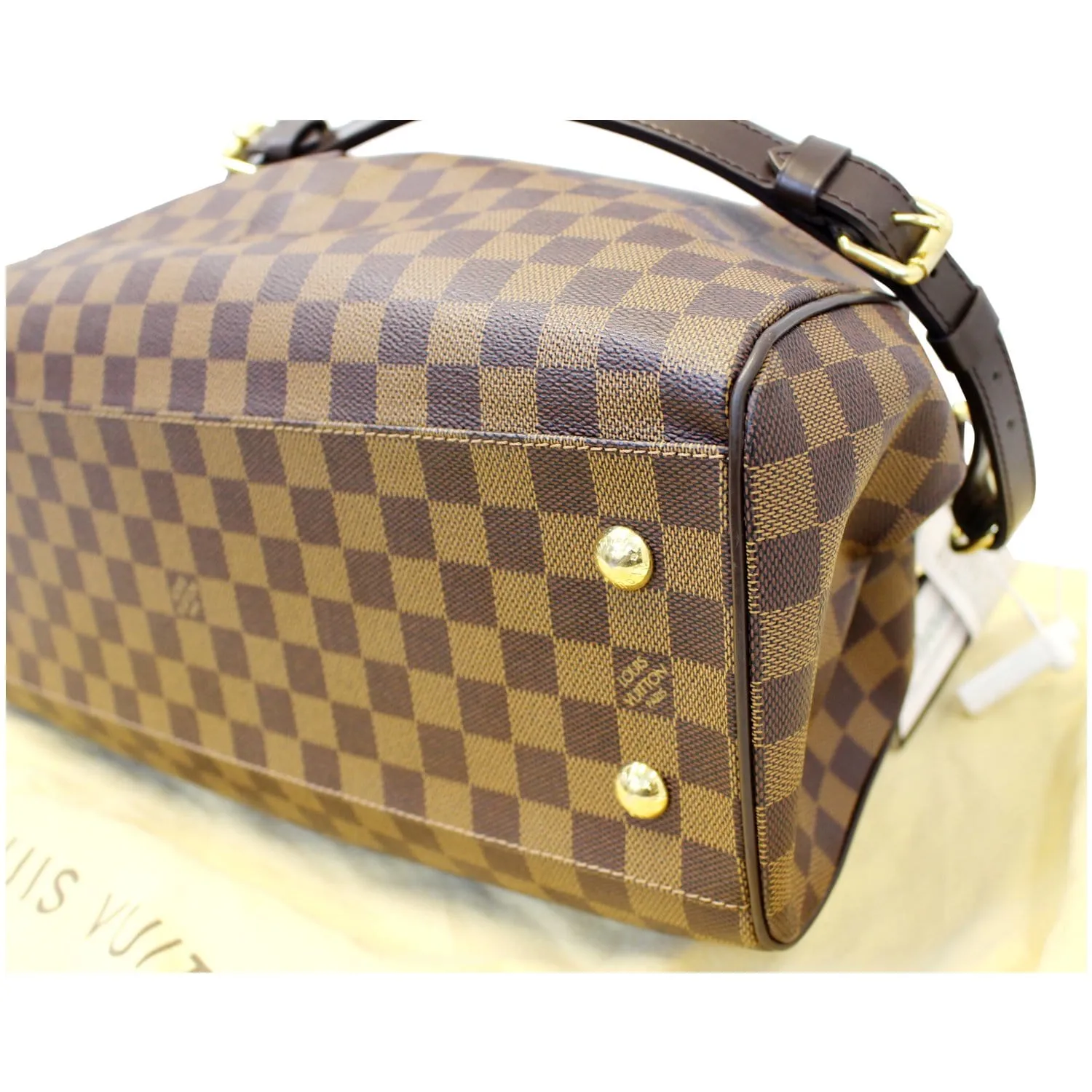 LOUIS VUITTON Trevi GM Damier Ebene 2way Shoulder Handbag