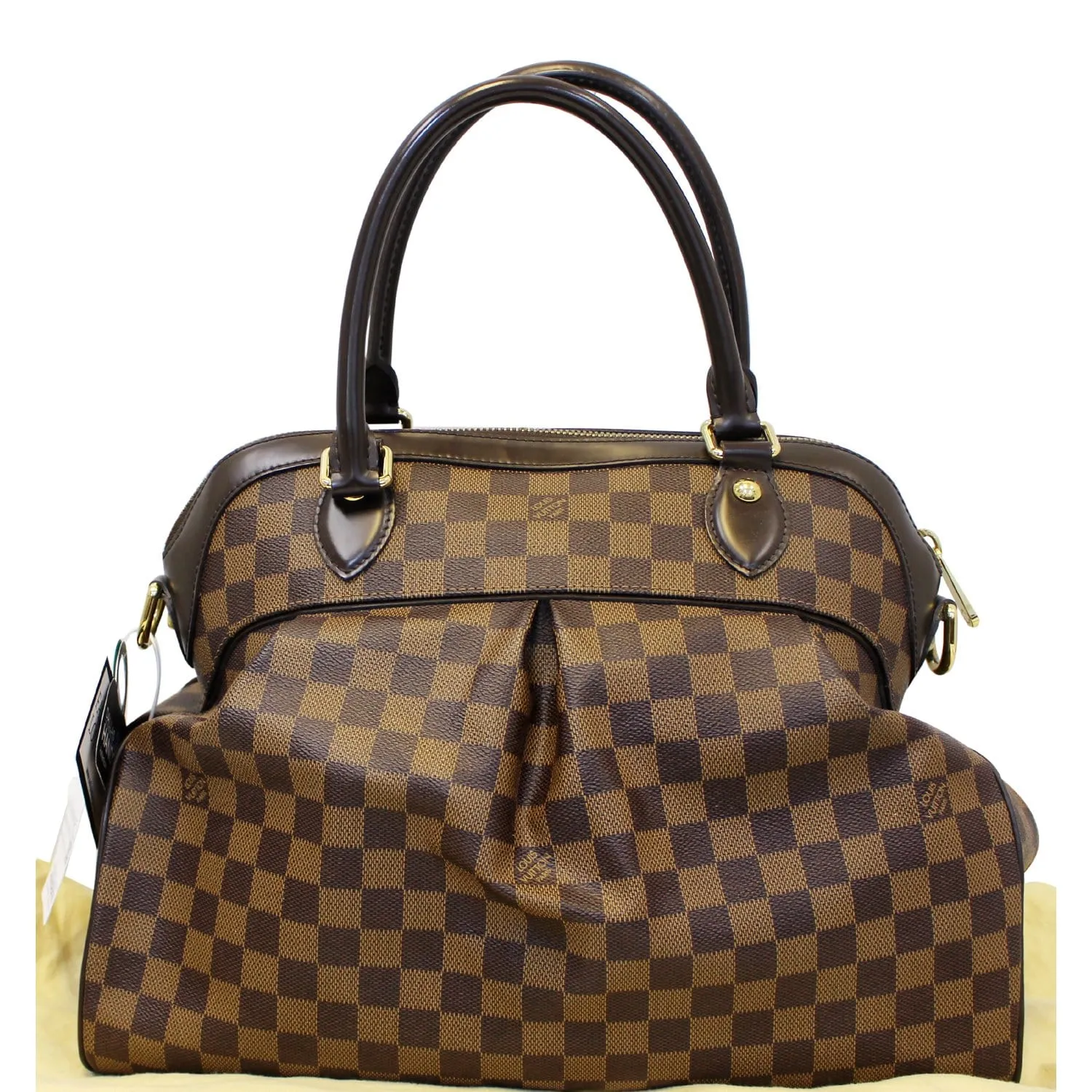 LOUIS VUITTON Trevi GM Damier Ebene 2way Shoulder Handbag