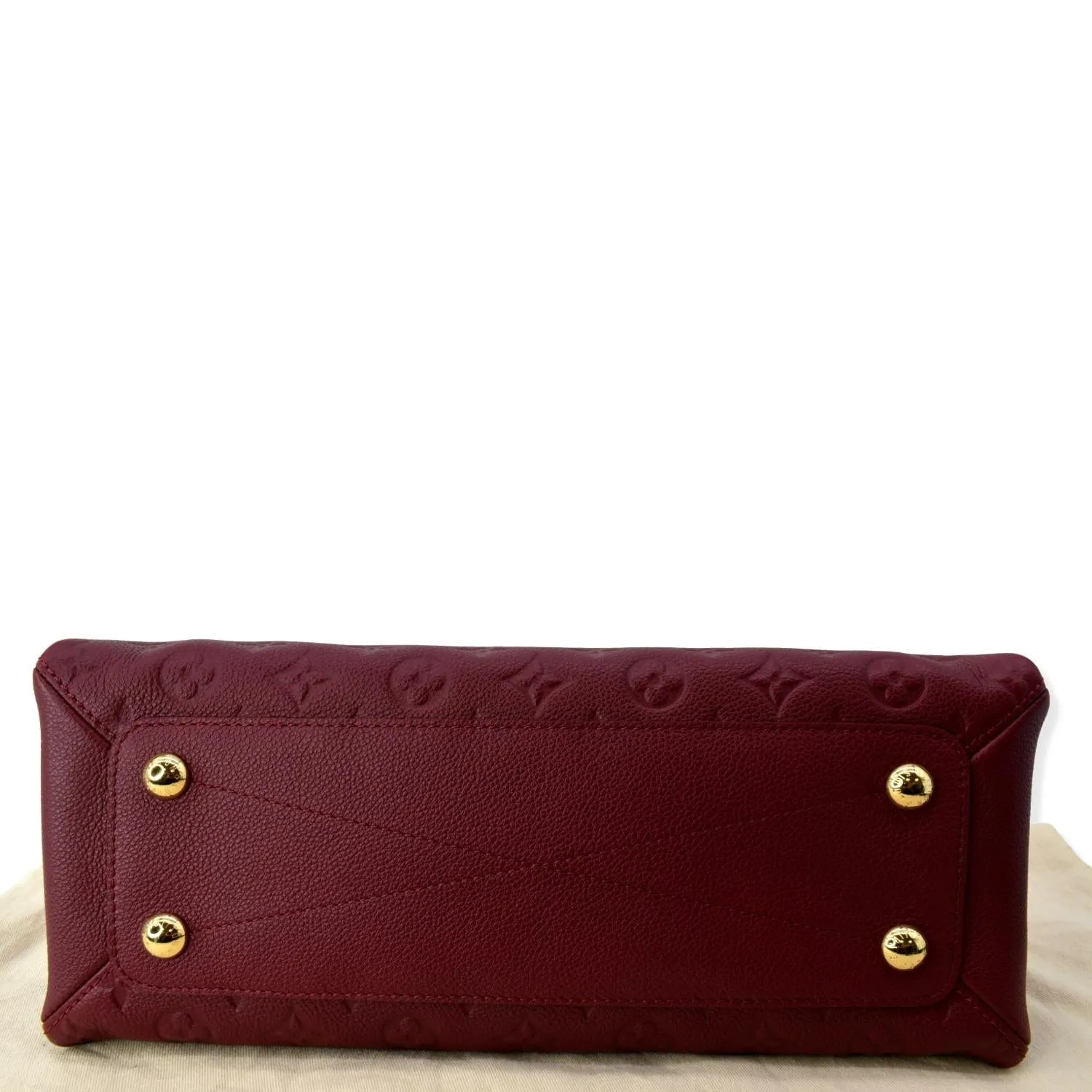 LOUIS VUITTON Vosges MM Empreinte Leather Shoulder Bag Raisin - 10% OFF
