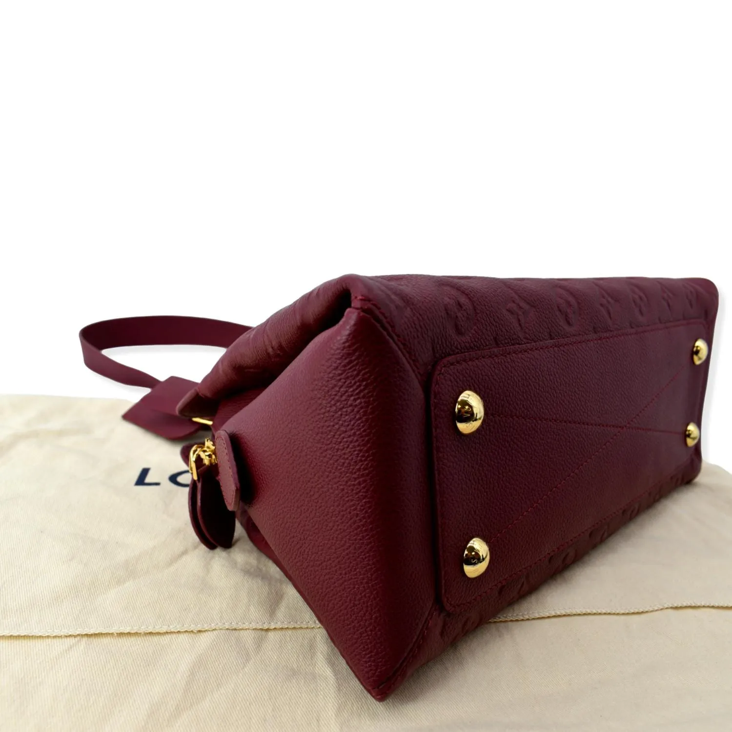 LOUIS VUITTON Vosges MM Empreinte Leather Shoulder Bag Raisin - 10% OFF