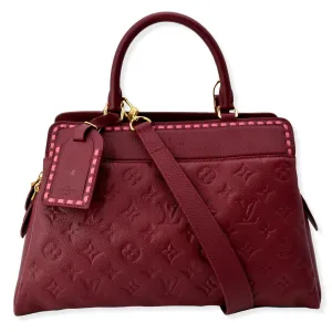 LOUIS VUITTON Vosges MM Empreinte Leather Shoulder Bag Raisin - 10% OFF