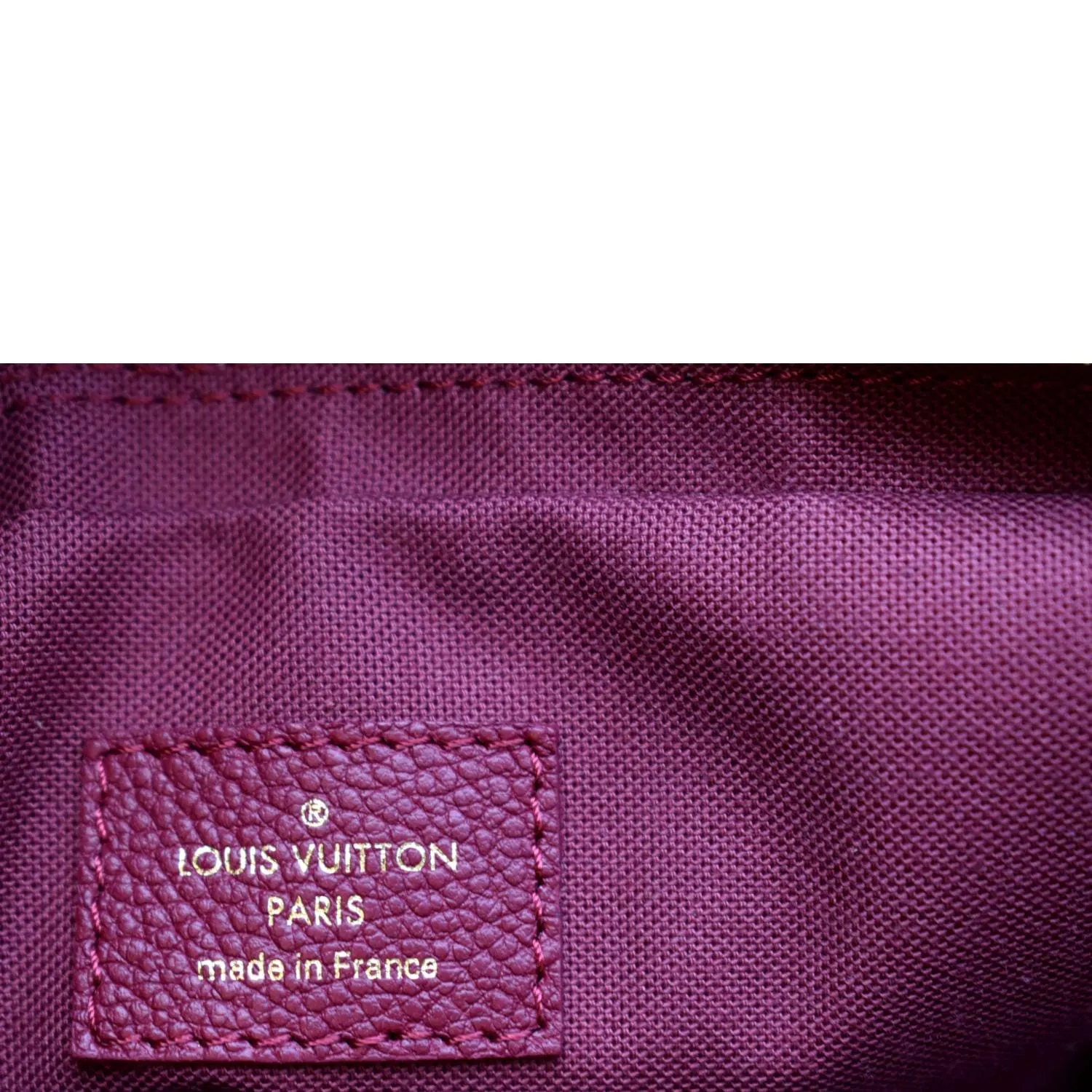 LOUIS VUITTON Vosges MM Empreinte Leather Shoulder Bag Raisin - 10% OFF
