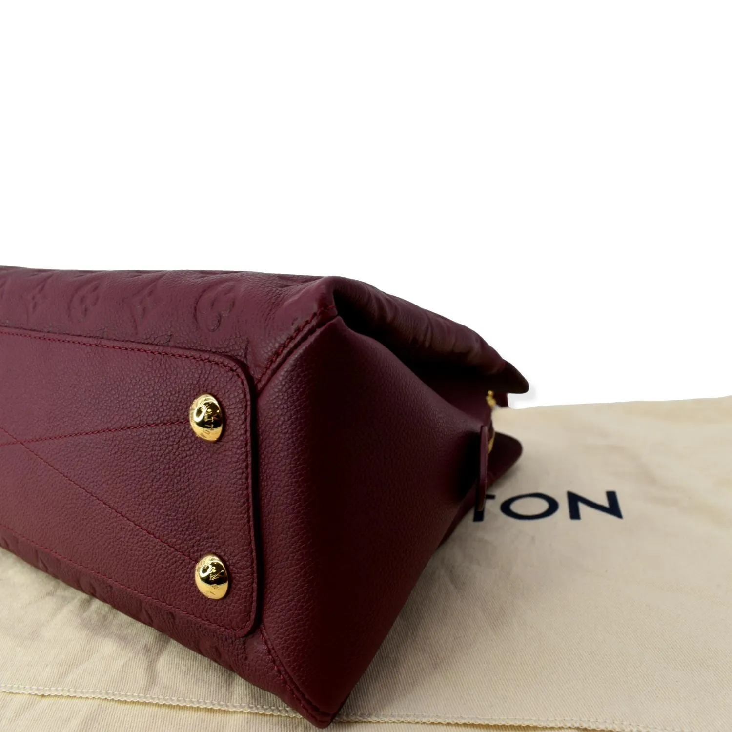 LOUIS VUITTON Vosges MM Empreinte Leather Shoulder Bag Raisin - 10% OFF
