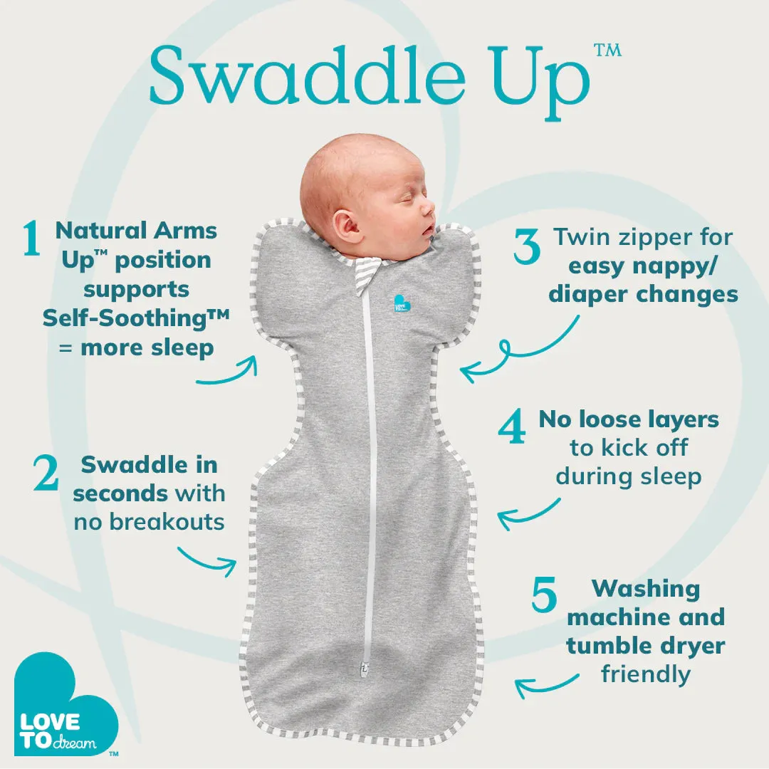 Love To Dream Swaddle Up Original 1 TOG (Denim)