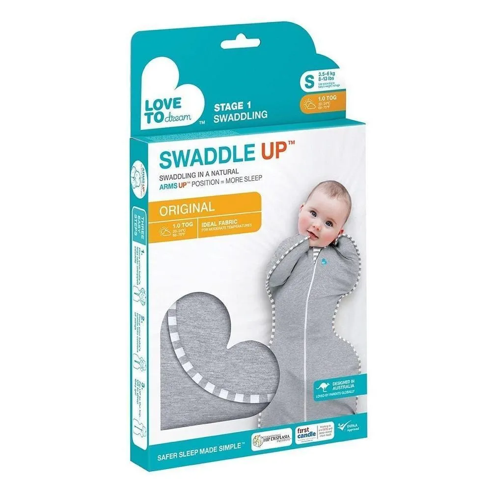 Love To Dream Swaddle Up Original 1 TOG (Grey)