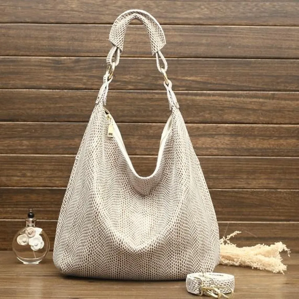<bold>Hobo / Tote Bag <br>Genuine-Leather