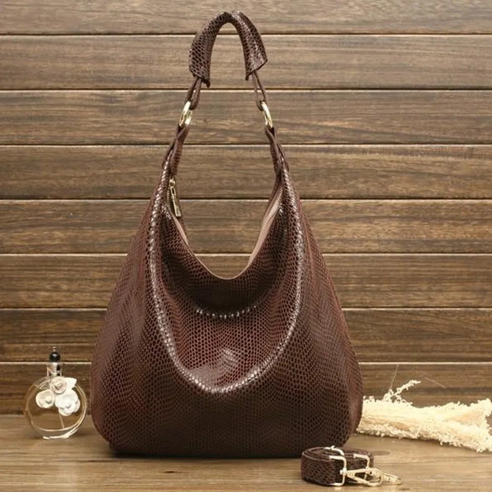 <bold>Hobo / Tote Bag <br>Genuine-Leather