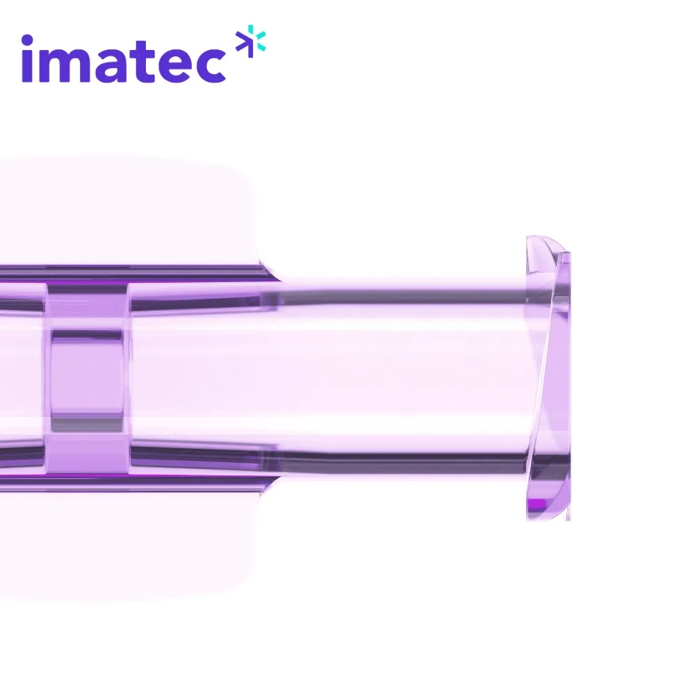 Luer Lock to Luer Lock Connectors (Narrow Bore) By Imatec Medical  - Box of 50