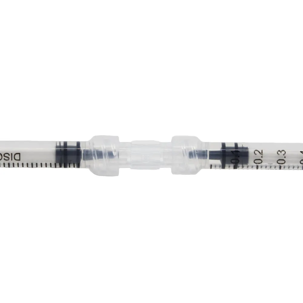 Luer Lock to Luer Lock Connectors (Wide Bore for Fat Transfer) By Imatec Medical  - Box of 100