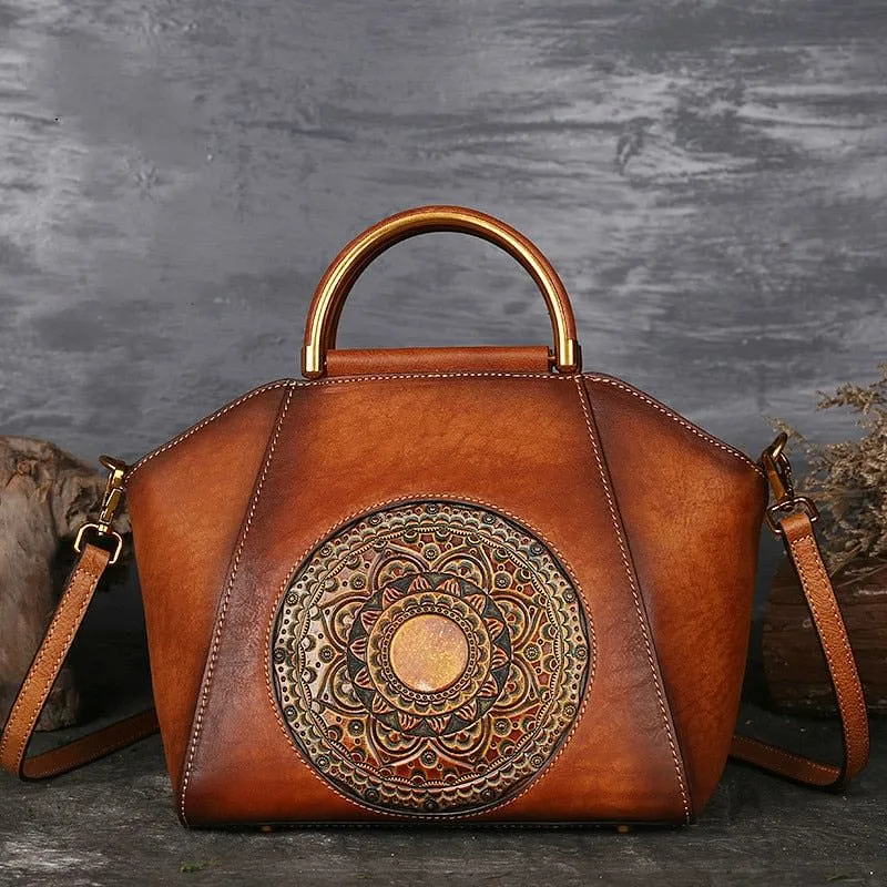 Luxury Genuine Retro Elegant Cow Leather Bag