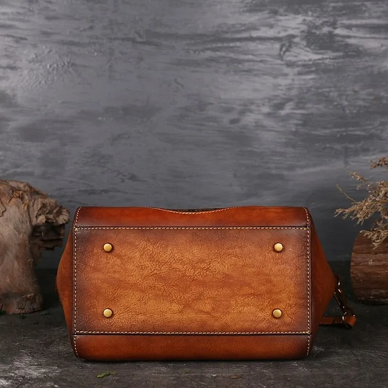Luxury Genuine Retro Elegant Cow Leather Bag