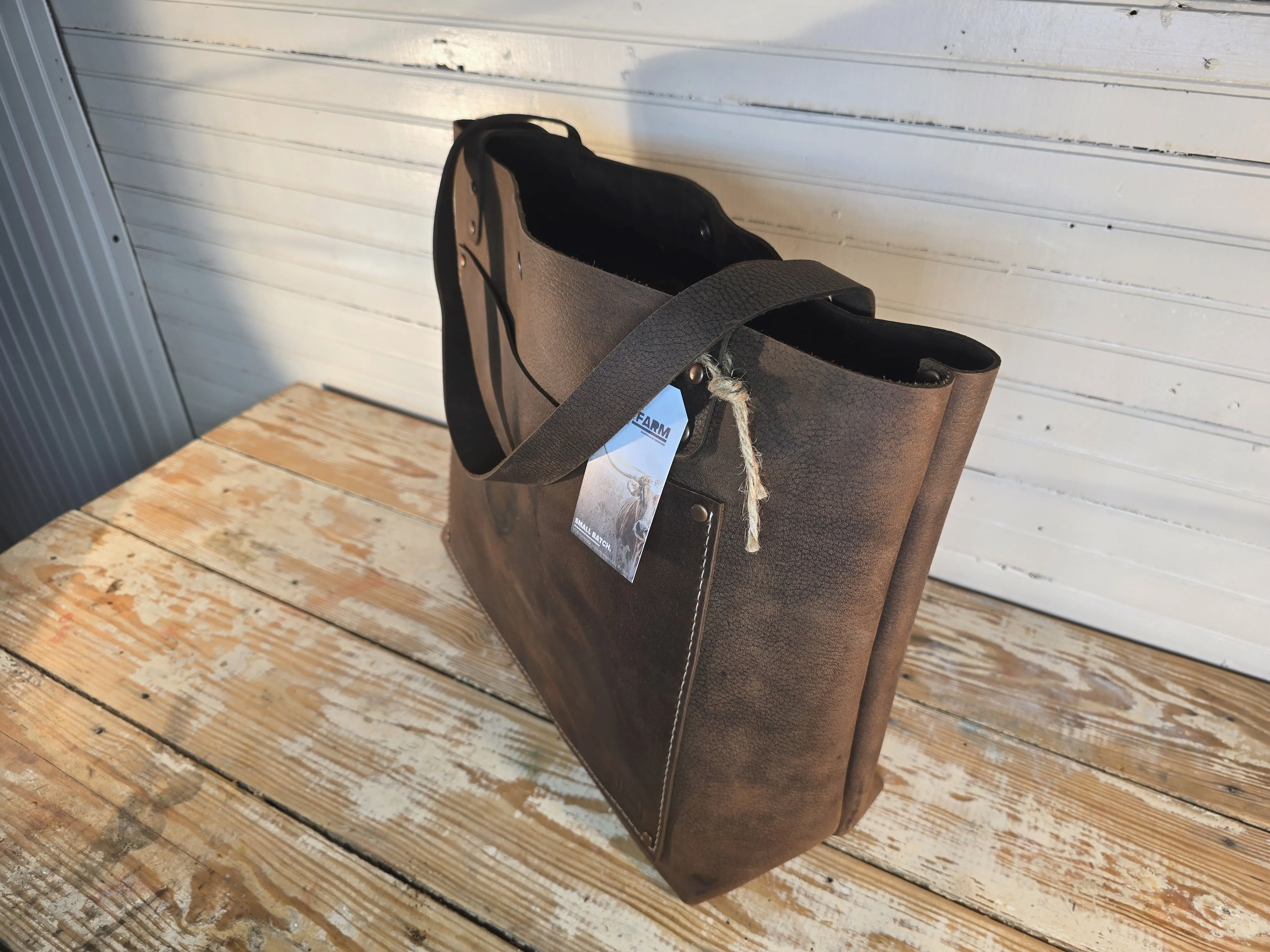 Madison Leather Tote - Large