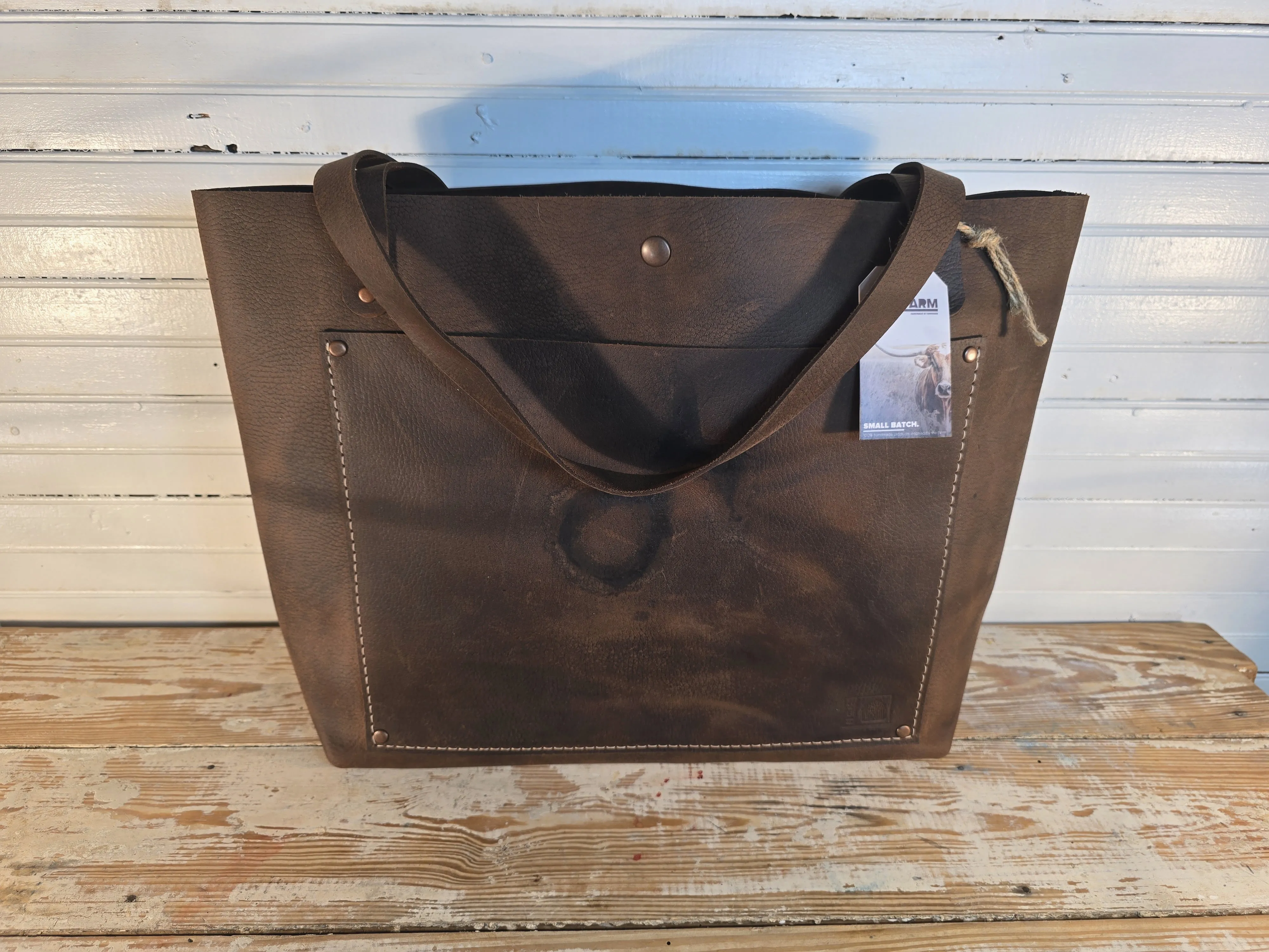 Madison Leather Tote - Large