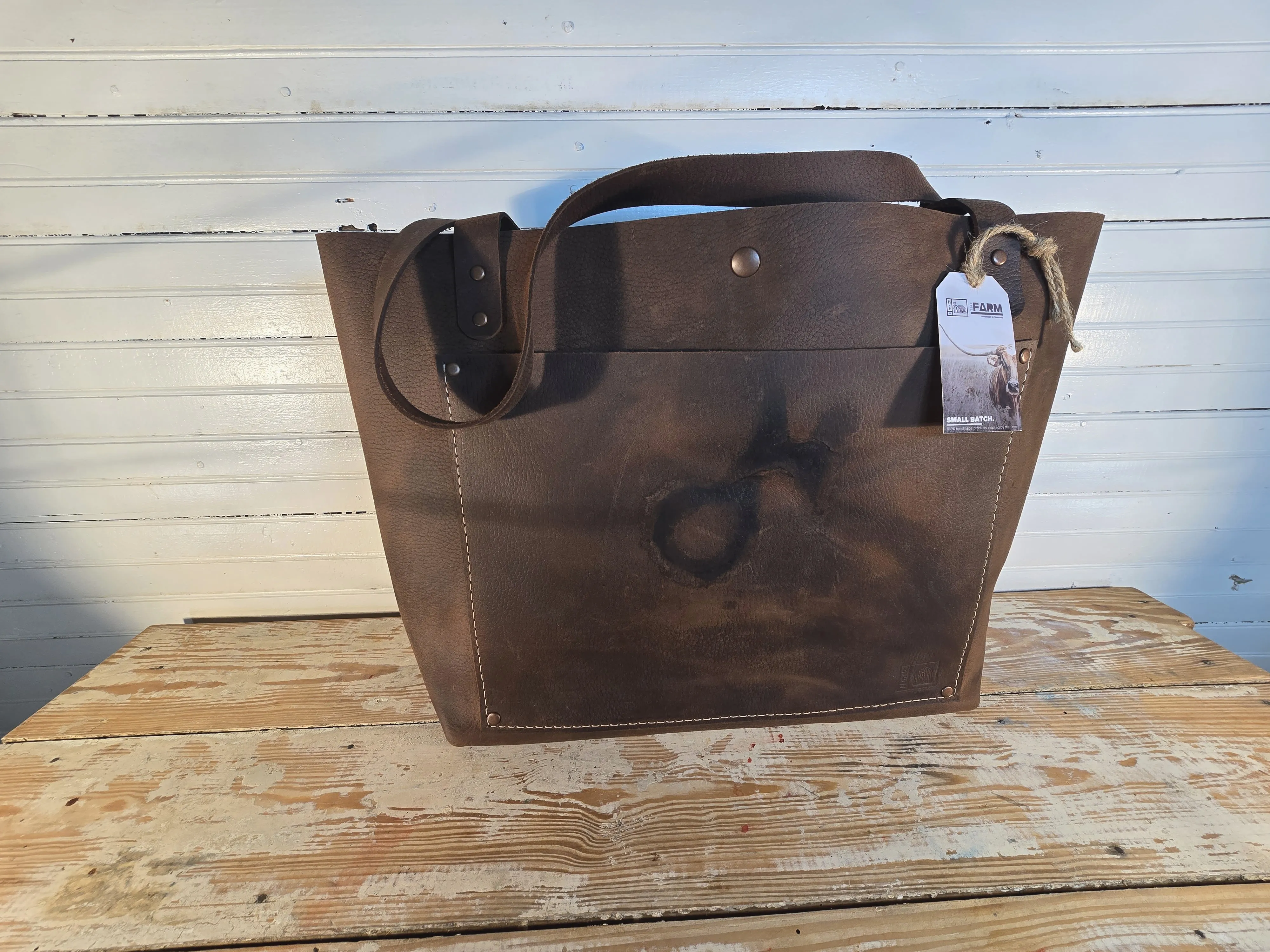 Madison Leather Tote - Large