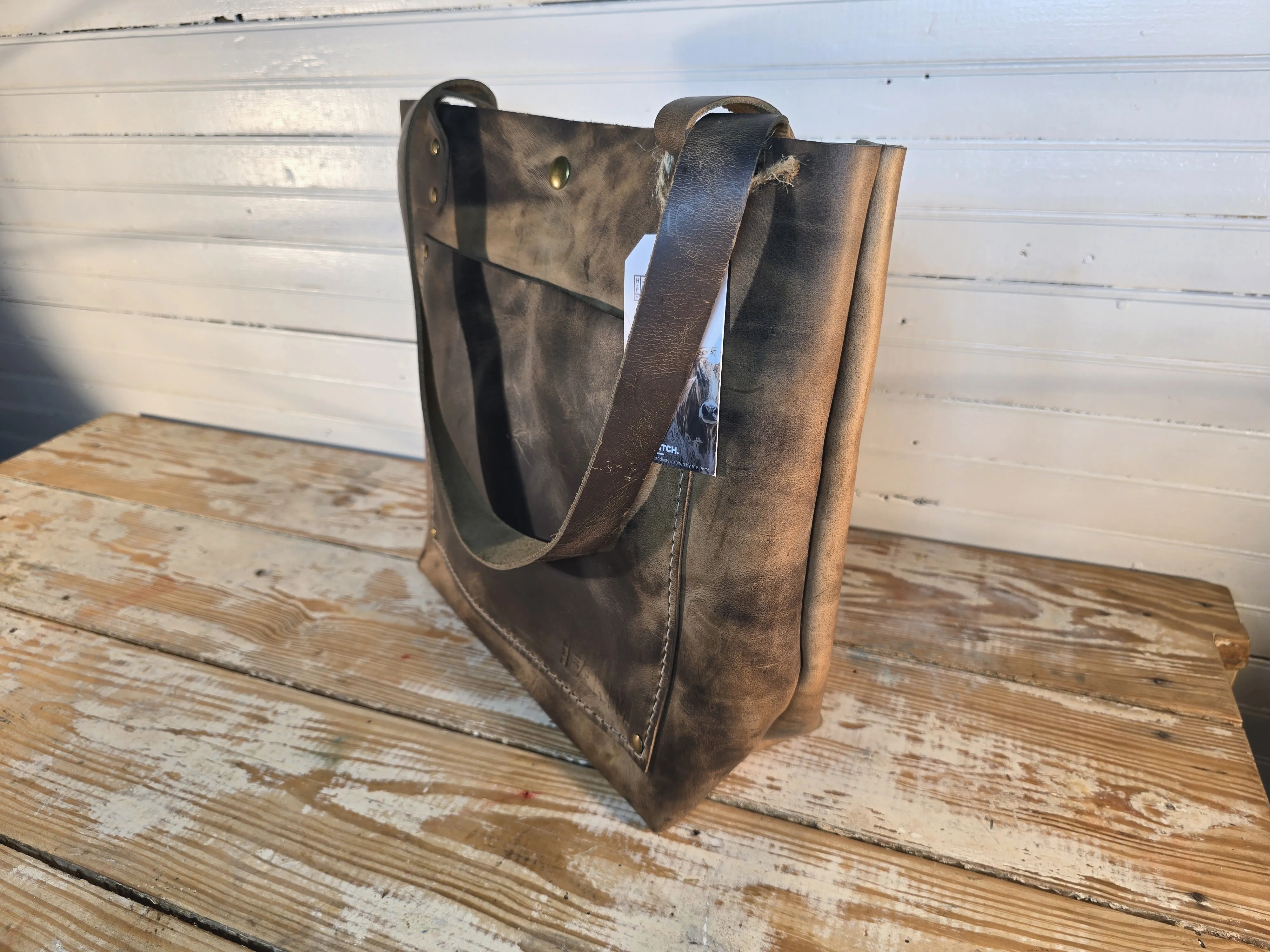 Madison Leather Tote - Medium