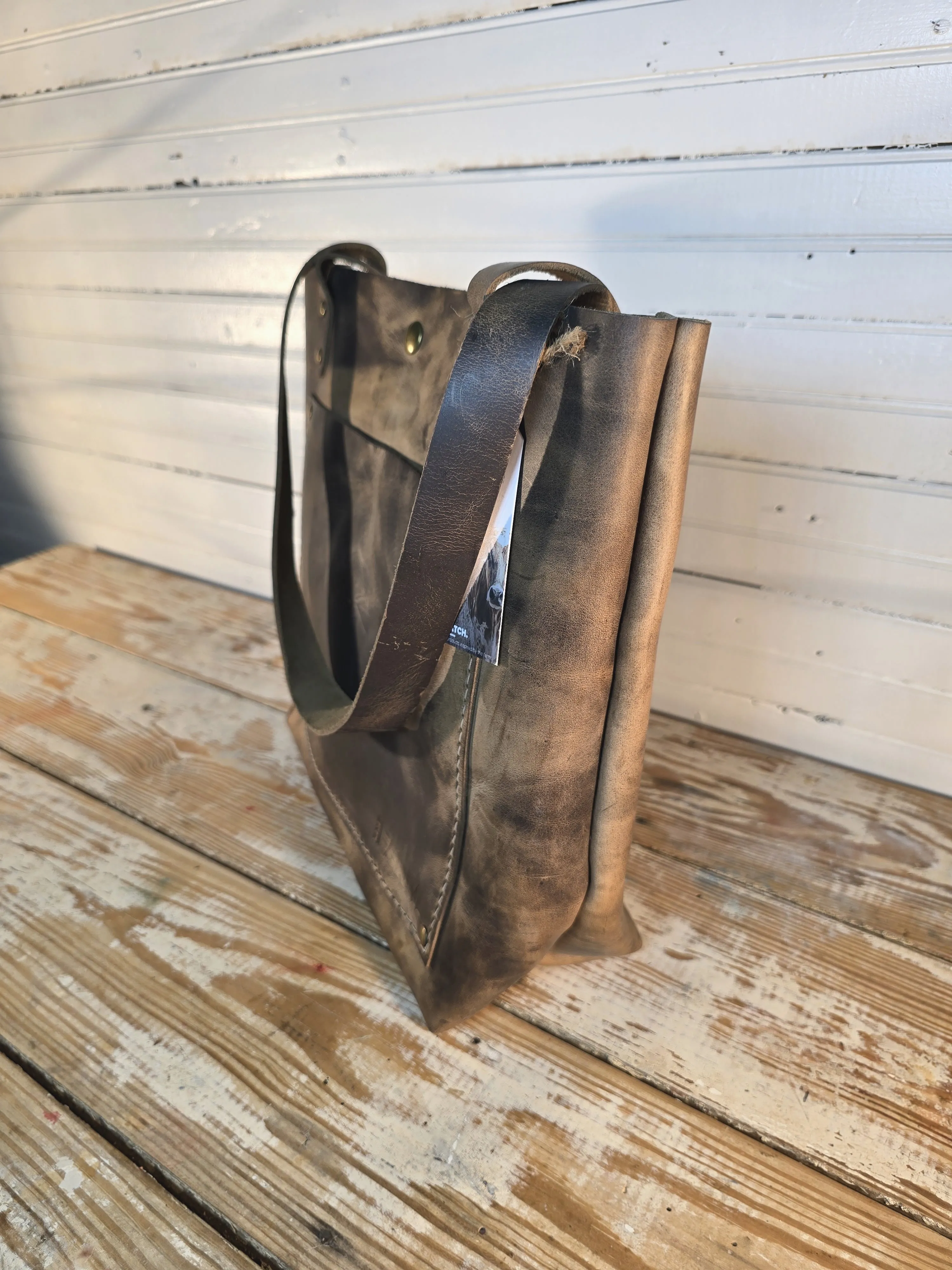 Madison Leather Tote - Medium