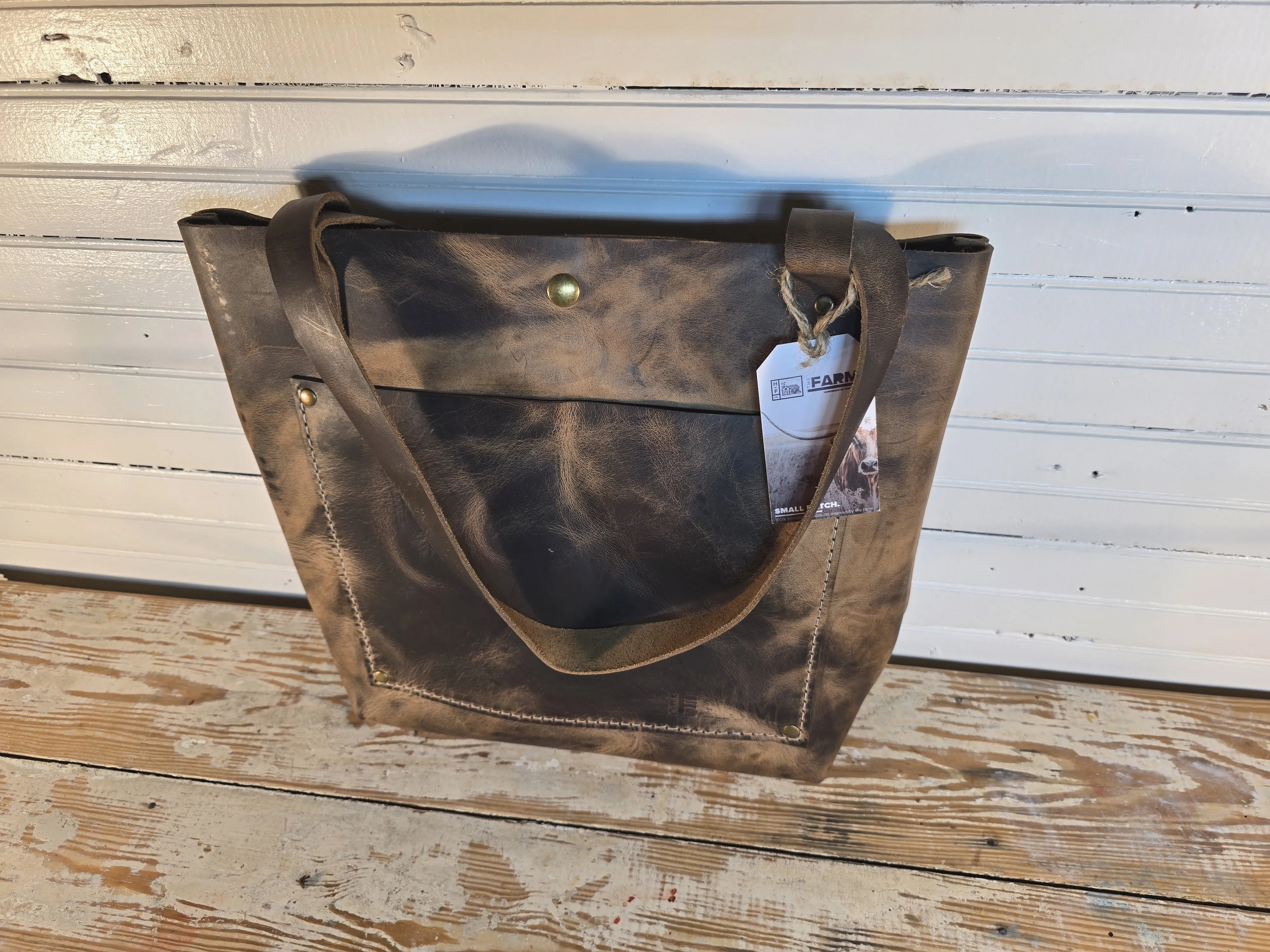 Madison Leather Tote - Medium