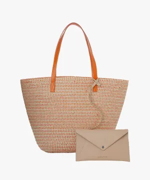 Marcial in Raffia and Leather