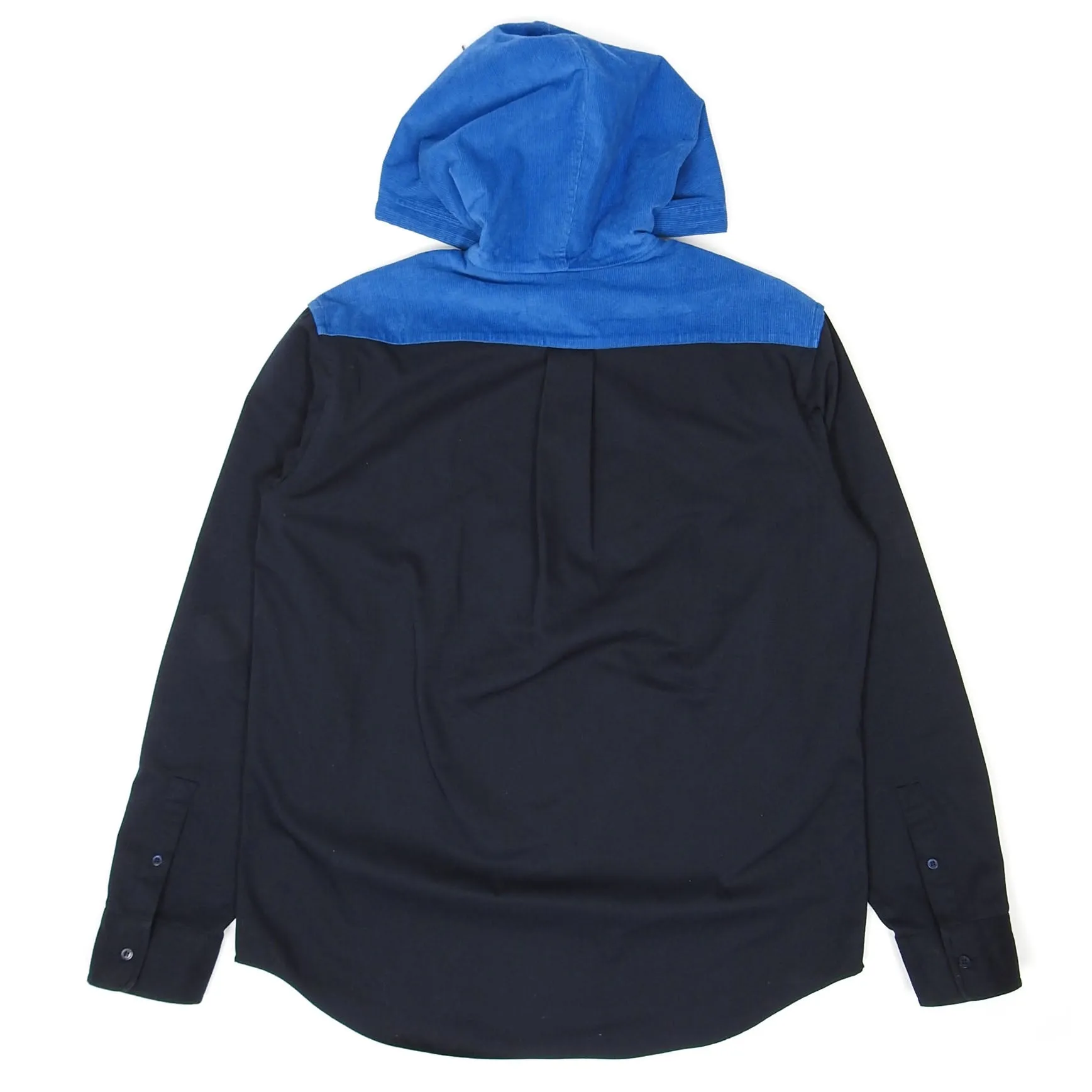 Marni Navy Hooded Button Up Jacket Size 50