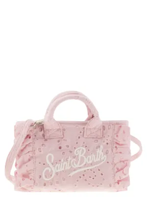 MC2 Saint Barth Vanity Mini Volant Sangallo Lace Handbag