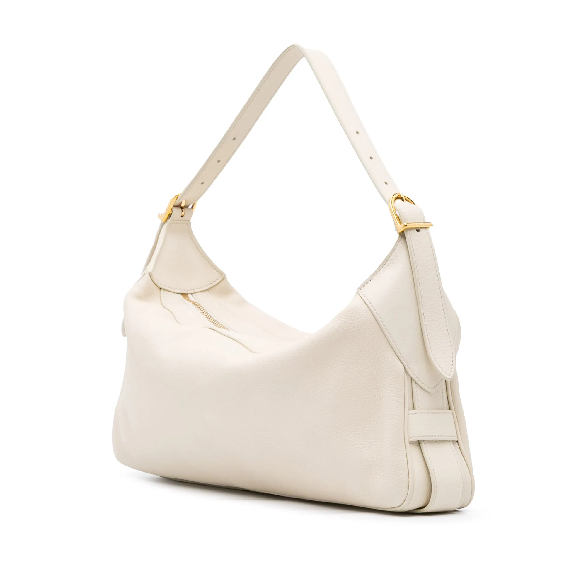 Medium Calfskin Romy Shoulder Bag