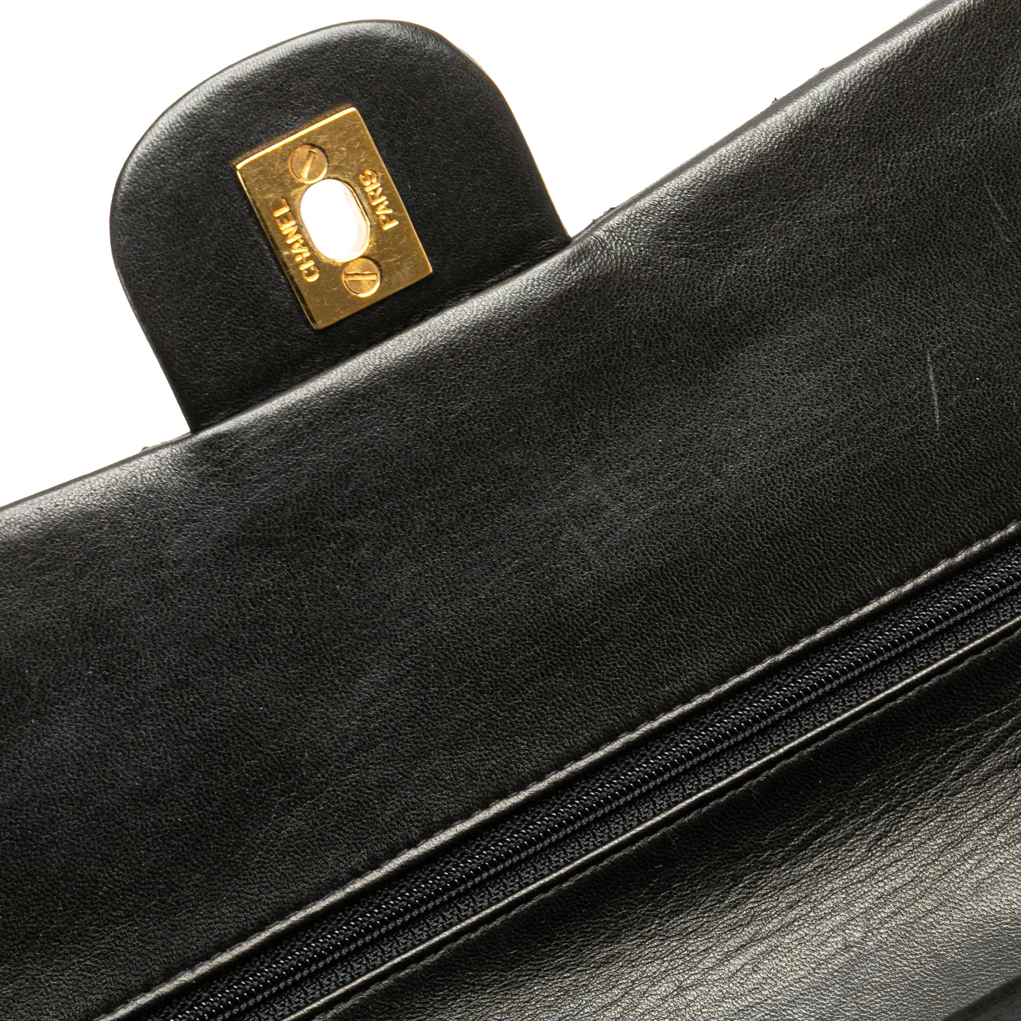 Medium Classic Lambskin Double Flap