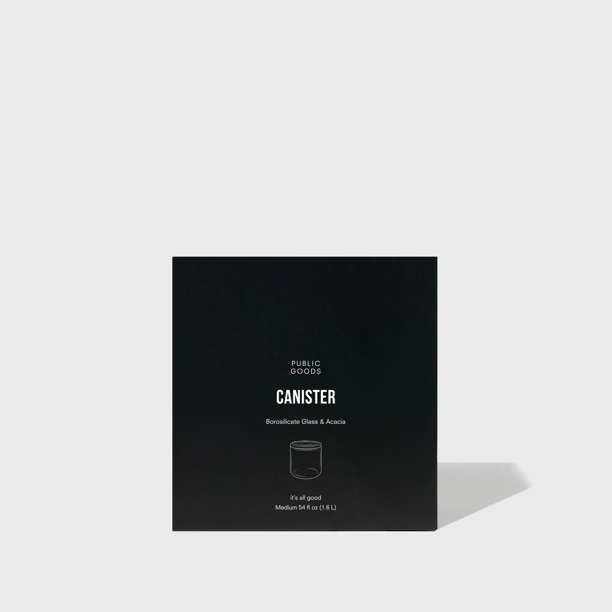 Medium Glass Canister