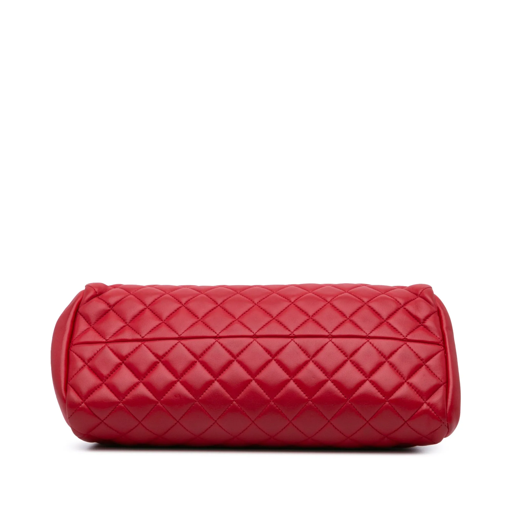 Medium Lambskin Mademoiselle Bowling Bag