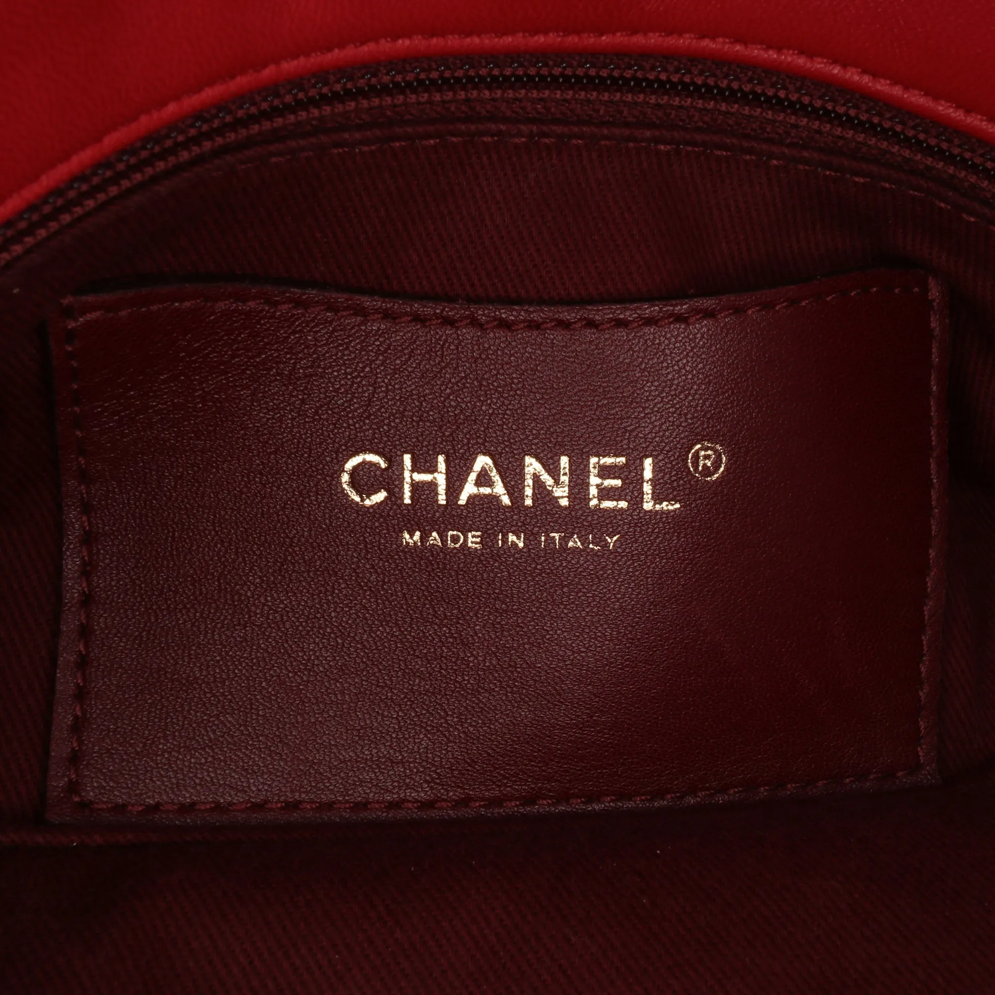 Medium Lambskin Mademoiselle Bowling Bag