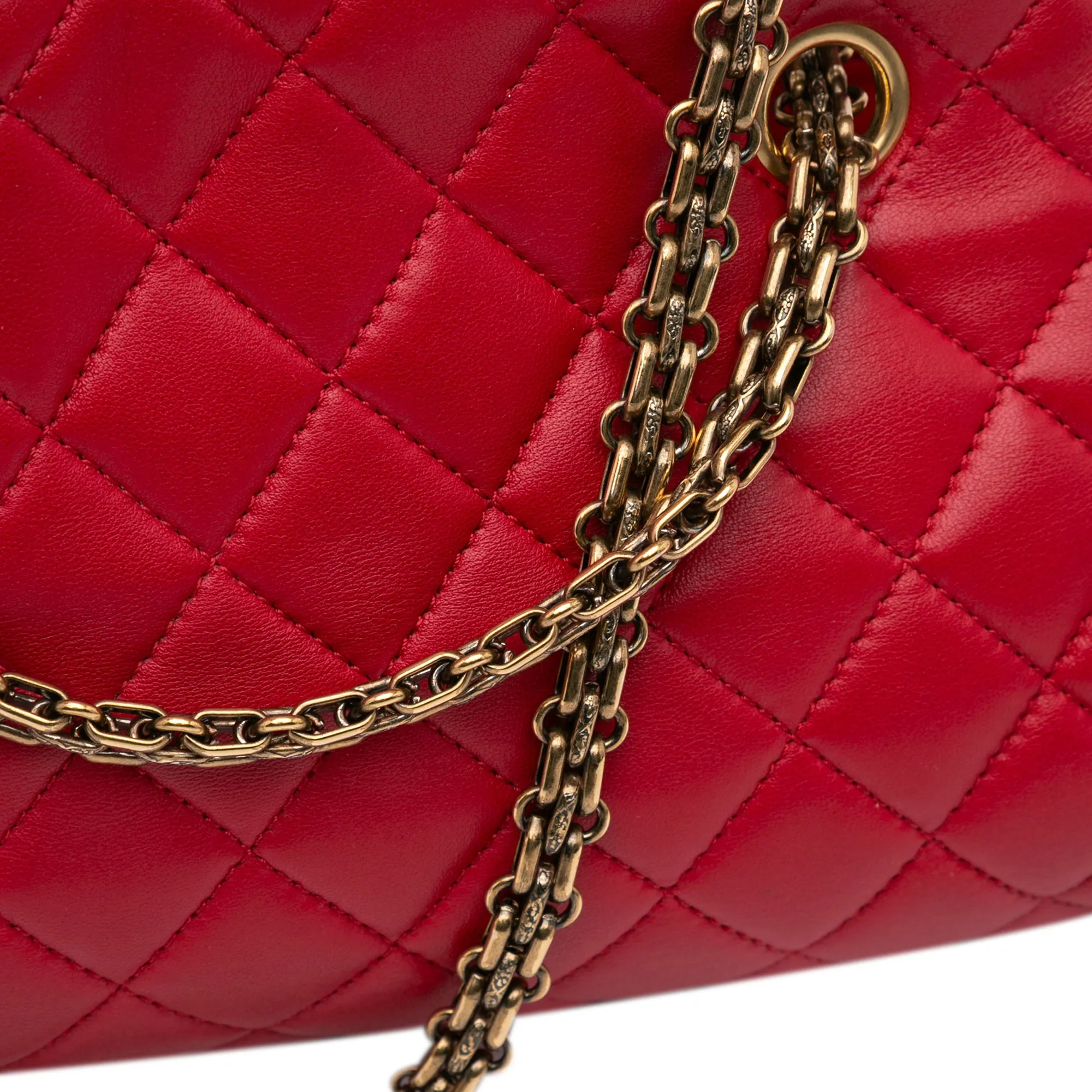 Medium Lambskin Mademoiselle Bowling Bag