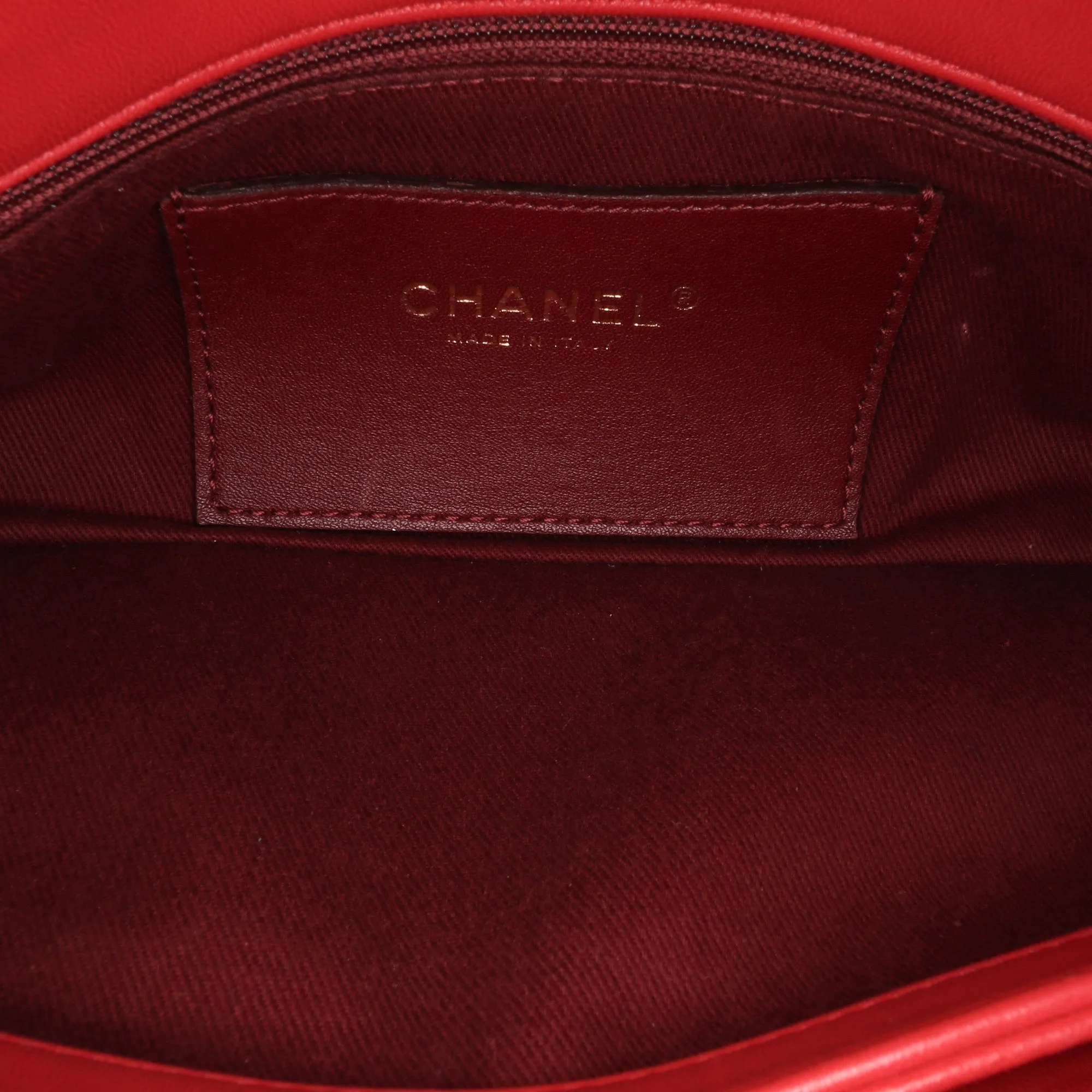 Medium Lambskin Mademoiselle Bowling Bag
