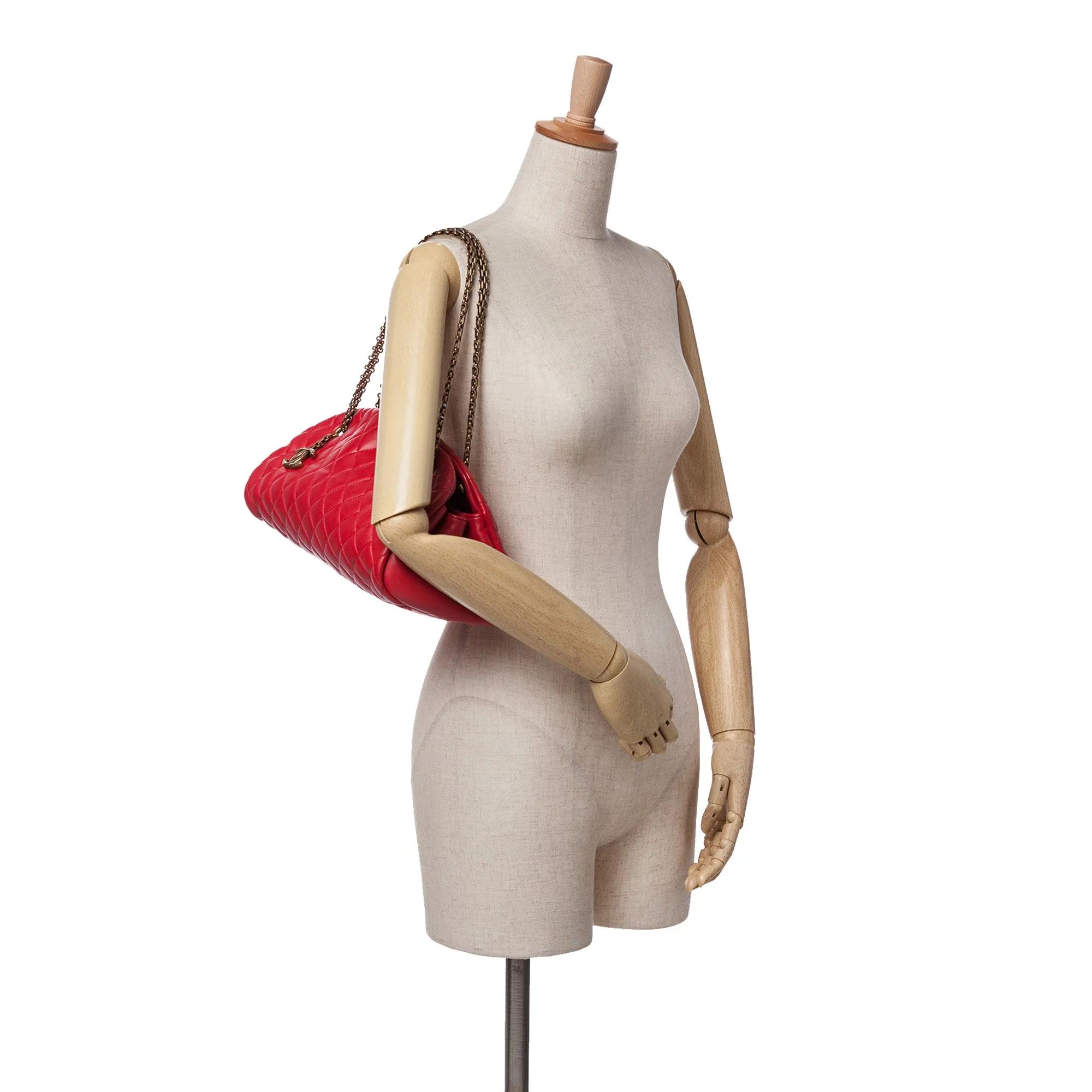 Medium Lambskin Mademoiselle Bowling Bag