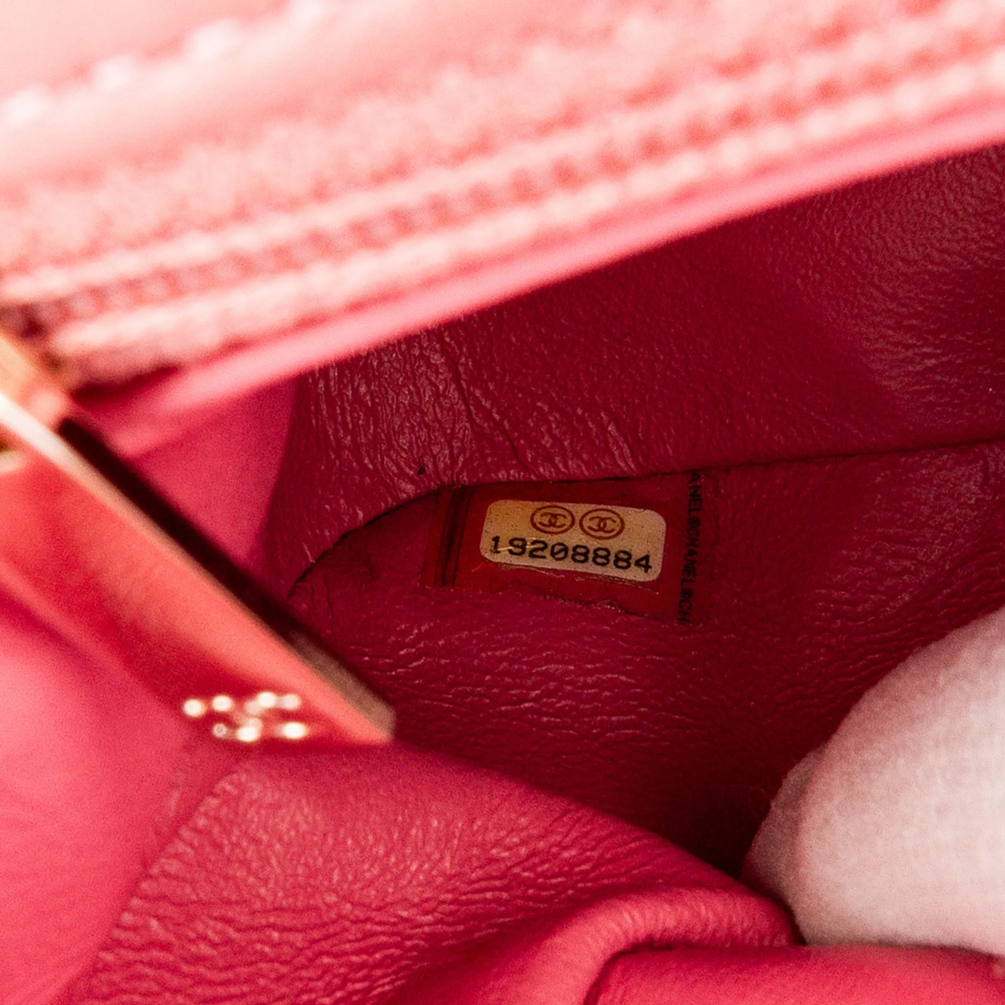 Medium Lambskin Valentine Heart Charms Single Flap